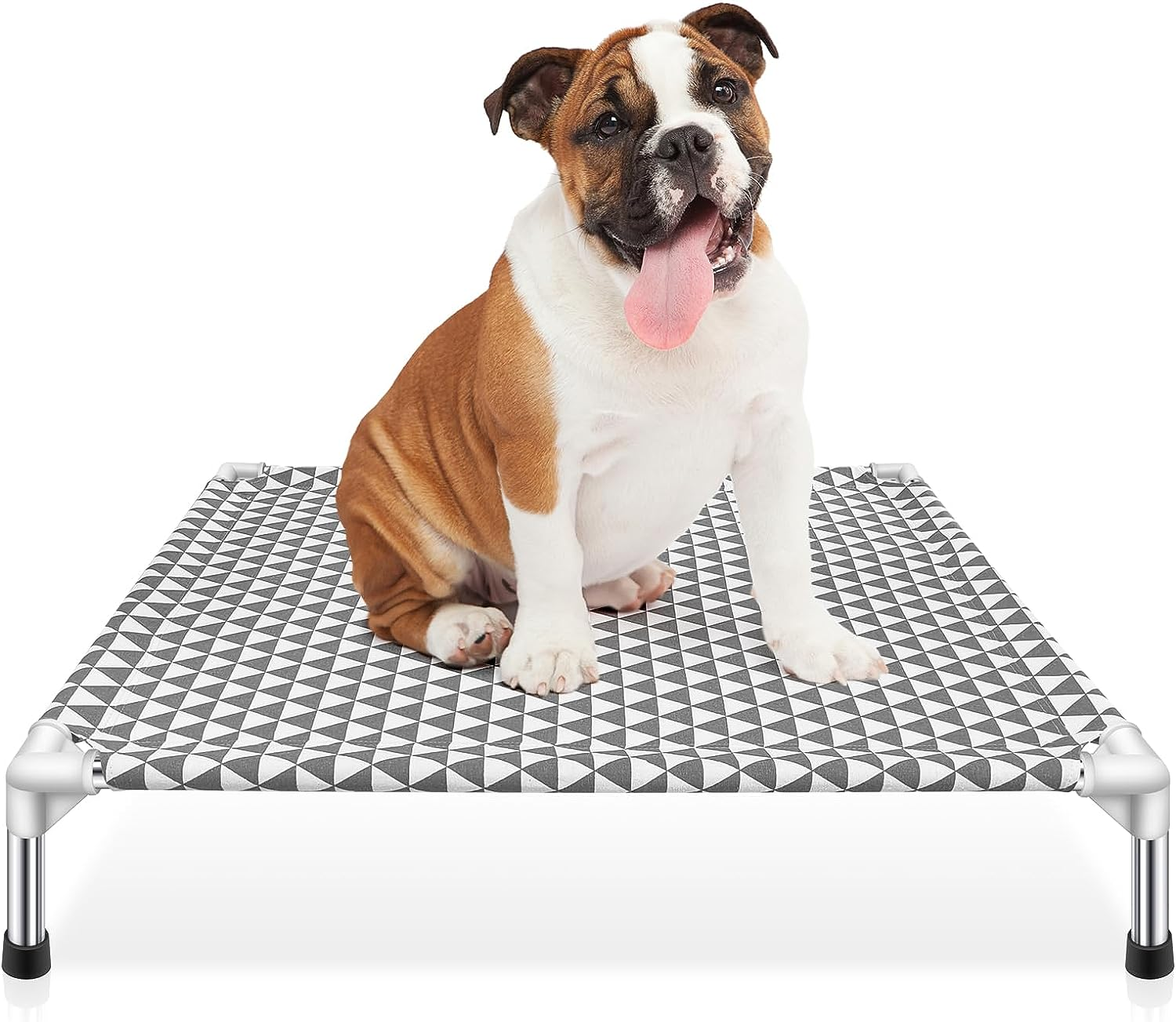 Elevated Outdoor Dog Bed, Medium Size, Cotton Material, Non-Slip Feet, Fits up to 70Lbs image number 3