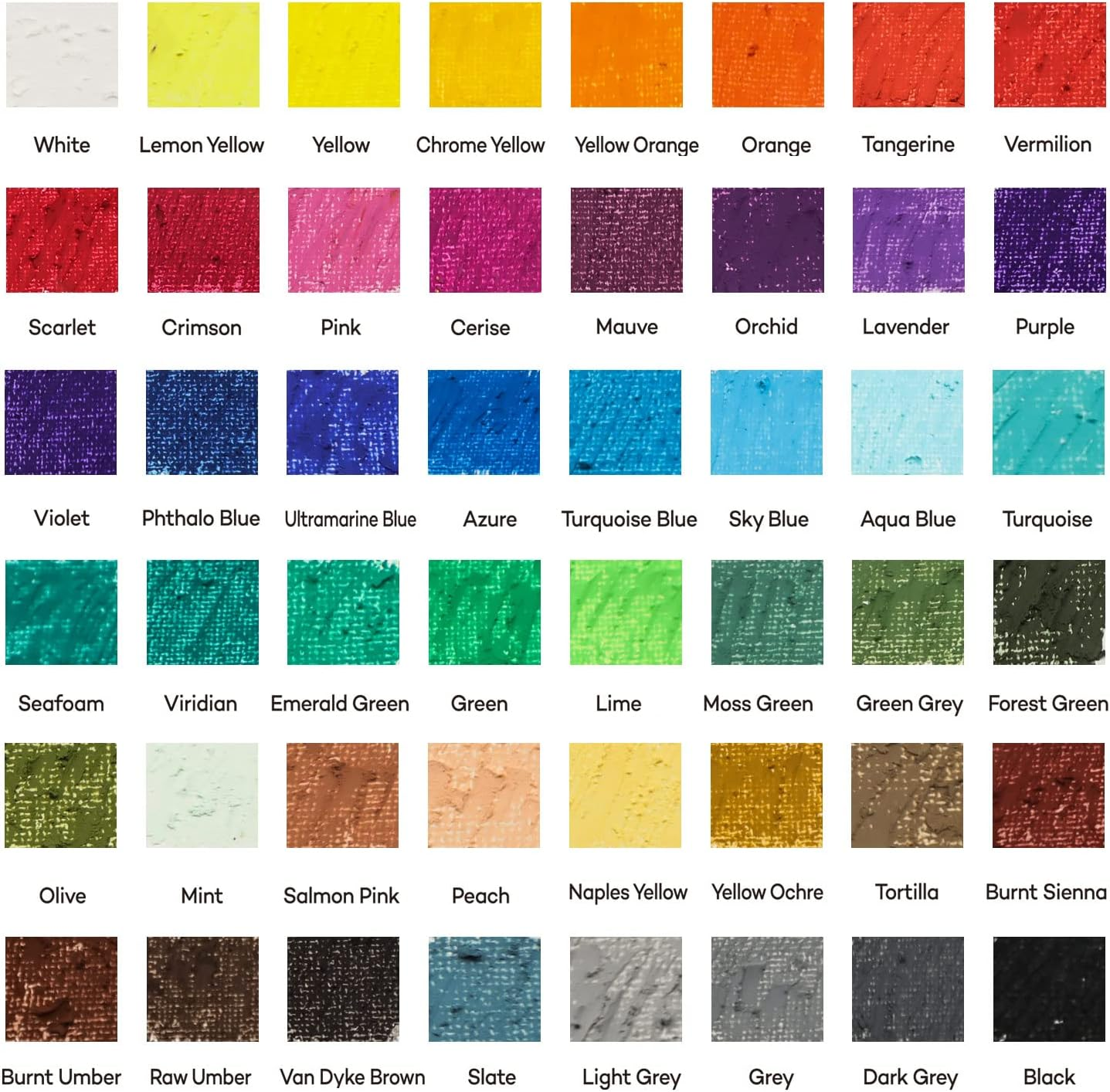 Mont Marte Watersoluble Oil Pastels 48Pc, Assorted Vibrant Colours, Versatile Art Pastels, Use Wet or Dry, for Blending, Layering & Shading, Ideal for Art, Craft, Colouring and Sketching