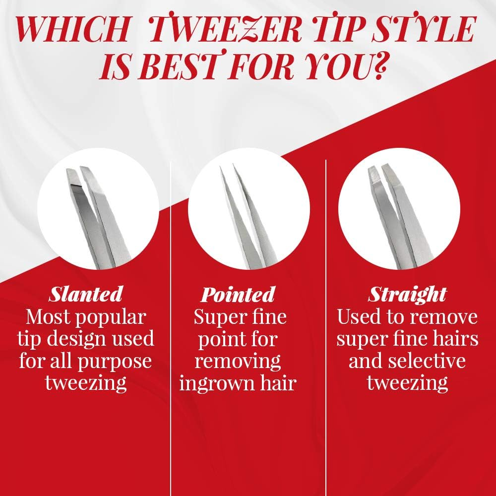 Rubis Switzerland Slanted Tip Tweezer-Silver image number 3