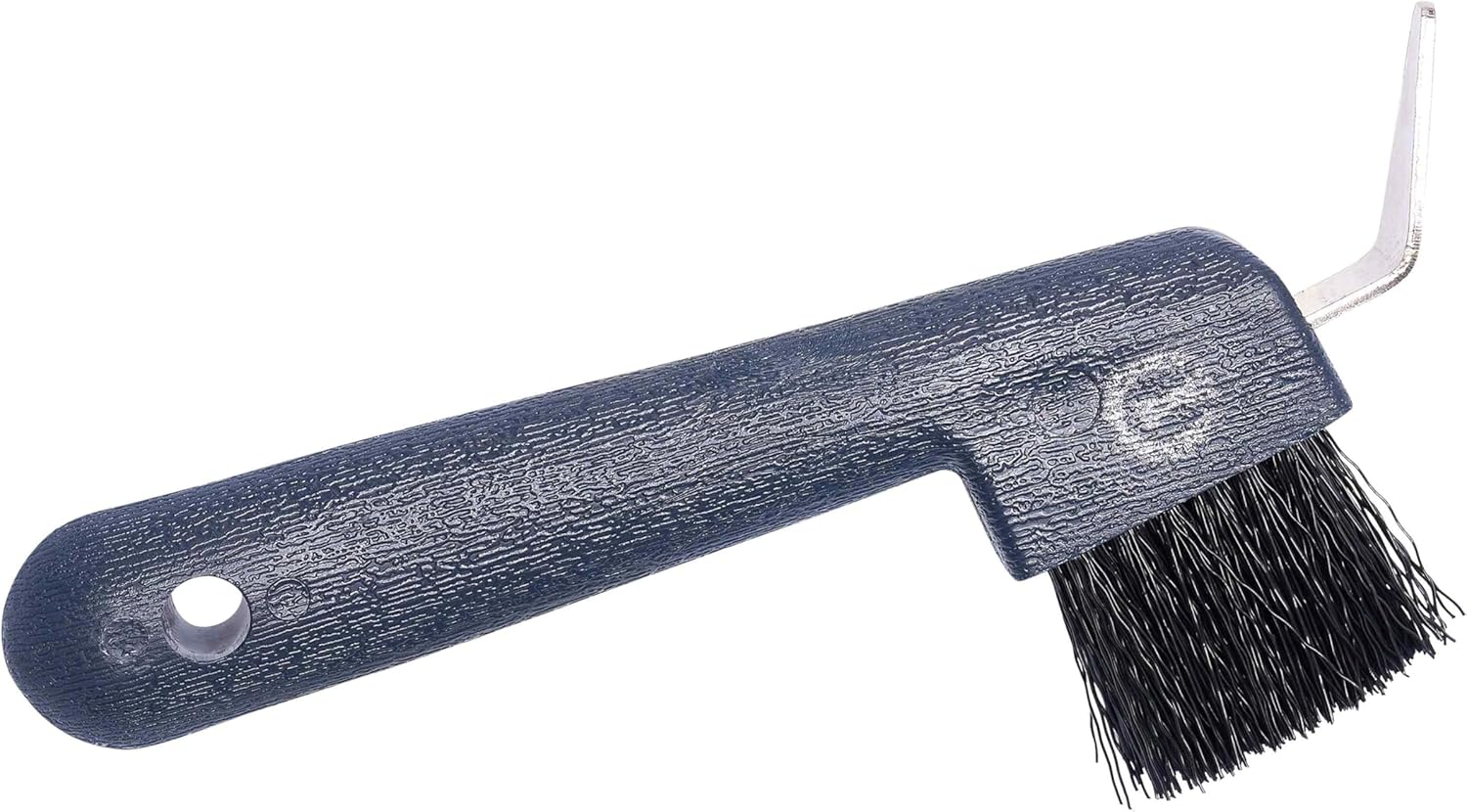 Imperial Riding IRH Impulz Hoof Pick, Robust Hoof Pick with Metal Hook and Cleaning Brush, Ergonomic Hoof Scraper for Thorough Hoof Care & Stylish Stable Look, Walnut