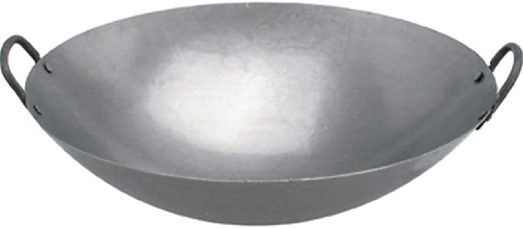Chef Inox Iron Wok with Handles, 600 Mm Diameter