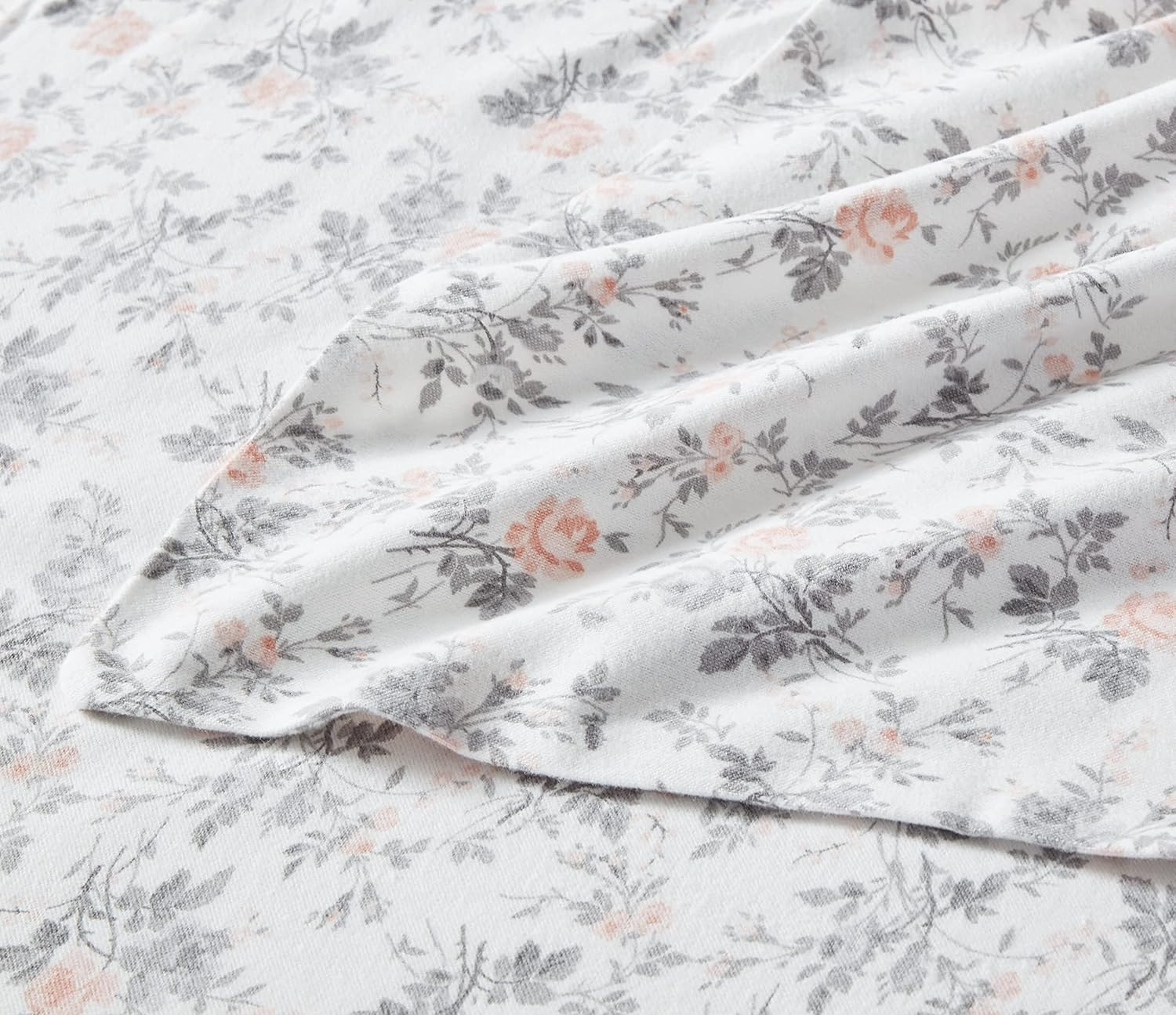 Laura Ashley Rosalie Sheet Set, Full, Grey