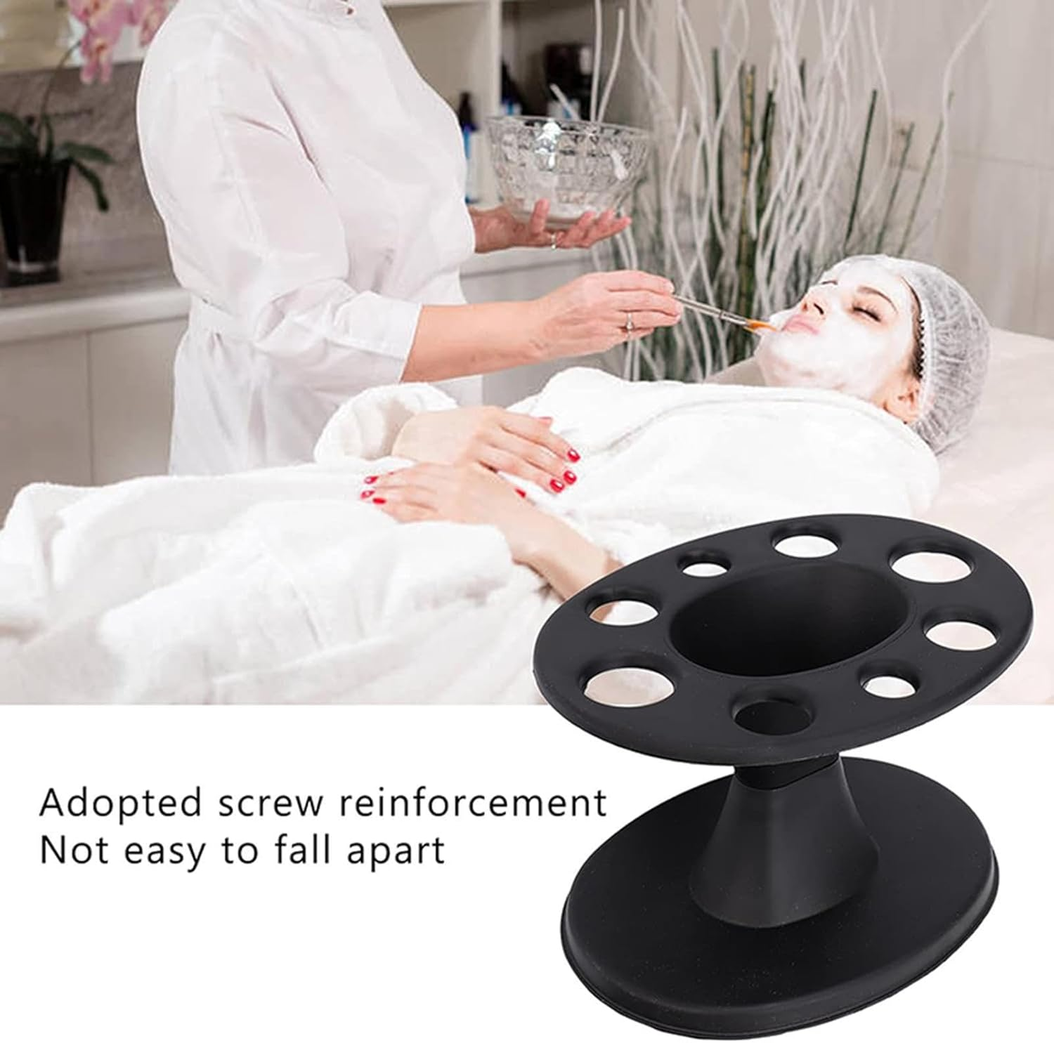 POCHY Hairbrush Holder Organizer | Multipurpose Comb Holder Large Capacity,Sturdy Hair Dresser Supplies Professional, Barber Accessories for Brushes image number 3