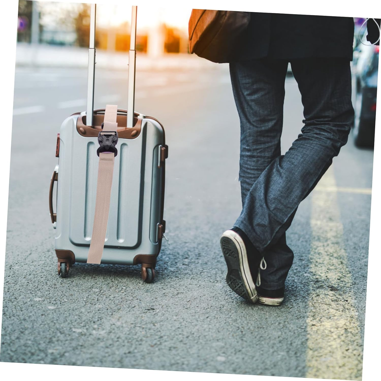 HORIALENCE Camping Luggage Strap Luggage Fixing Straps Buckle Suitcase for Outdoor