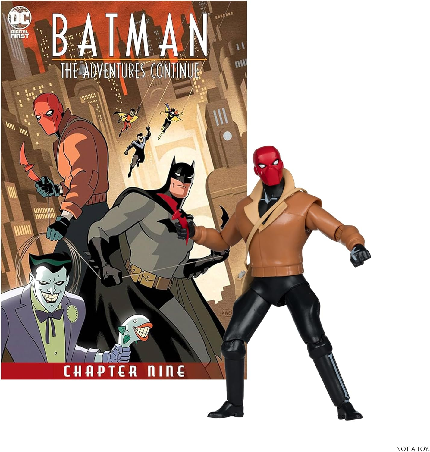 Dc Direct 7In Figure with Comic - Wv7 - Red Hood (Batman: the Adventures Continue) image number 1