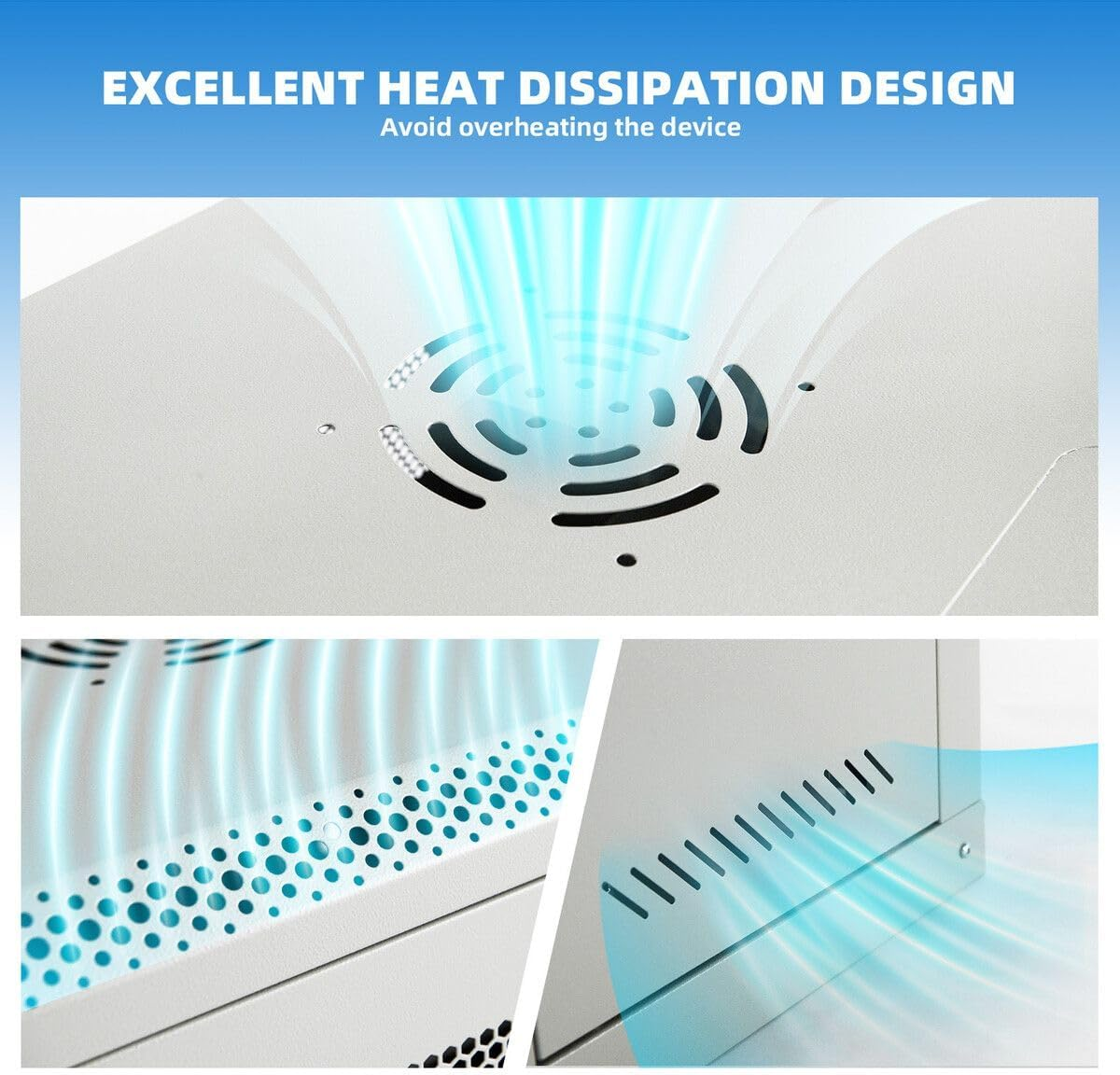 AUSWAY 12U Network Server Cabinet Data Case Wall Mount Rack LAN Enclosure Comms 19Inch 400Mm Deep Locking Glass Door Side Panels Wheels IT Computer Equipment image number 2