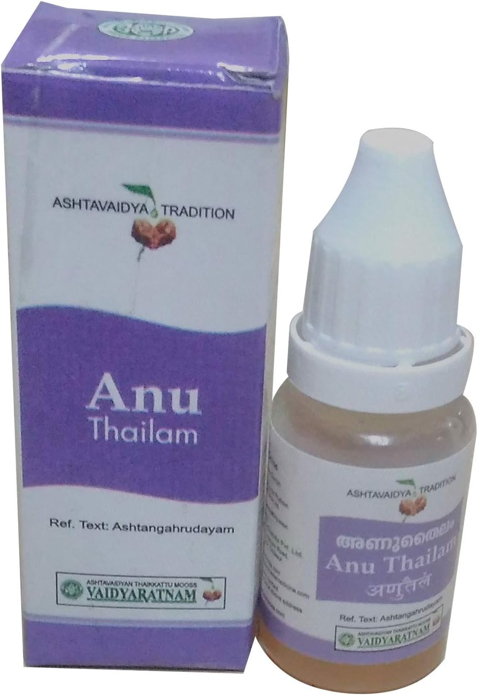 Pack of 6 - Anu Thailam - 10Ml by Vaidyaratnam image number 1