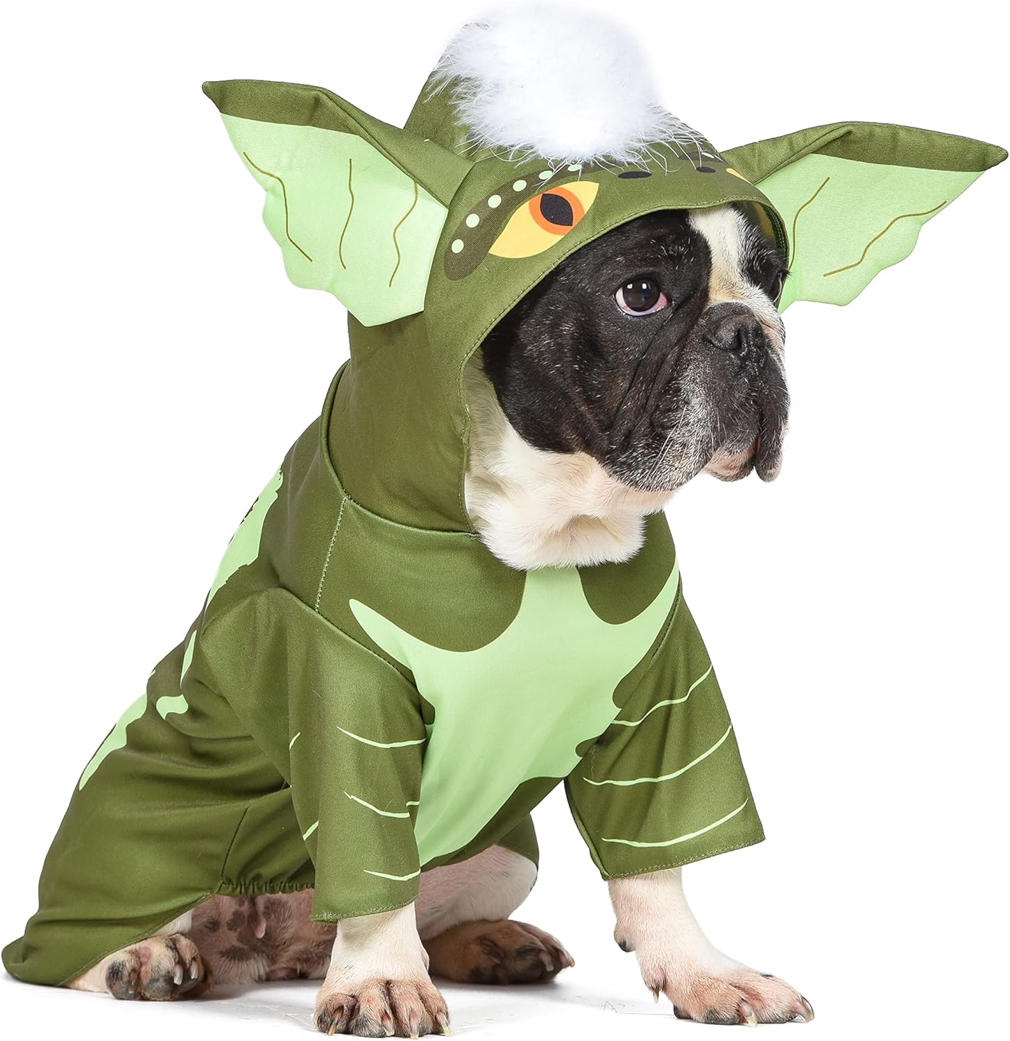 Warner Bros Horror WB: Gremlins Halloween Costume for Dogs with Hood &ndash; Size Large | Cute Pet Costumes, Scary Costumes for Dogs| Officially Licensed Gremlins Pet Products, Green (FF23213) image number 4