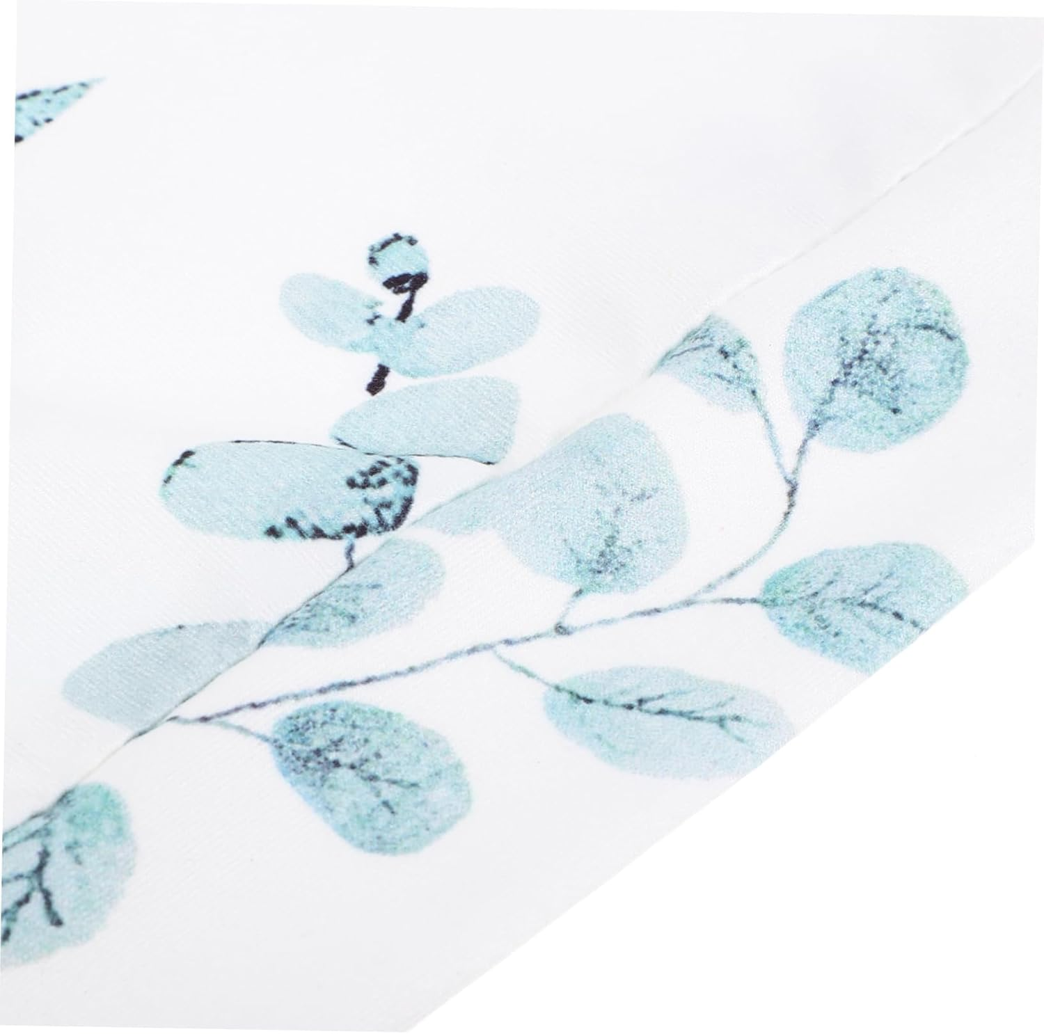 4-Piece Newborn Swaddle Set with Hat and Headband Eucalyptus Leaves Soft Cotton Receiving Blanket for Baby Girls image number 1