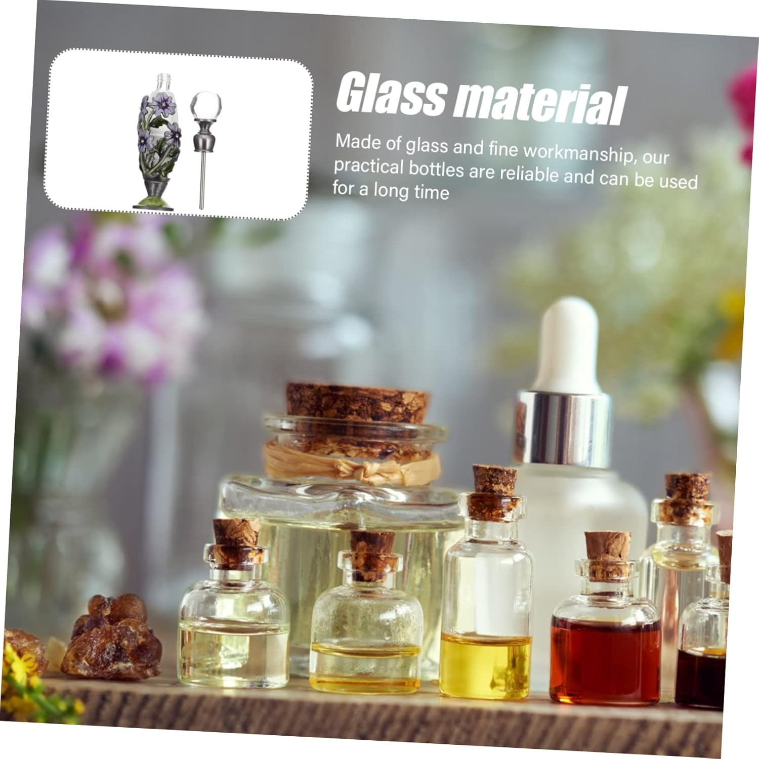Elegant Essential Oils Bottle Perfume Bottles Delicate Aroma Bottle for Scent