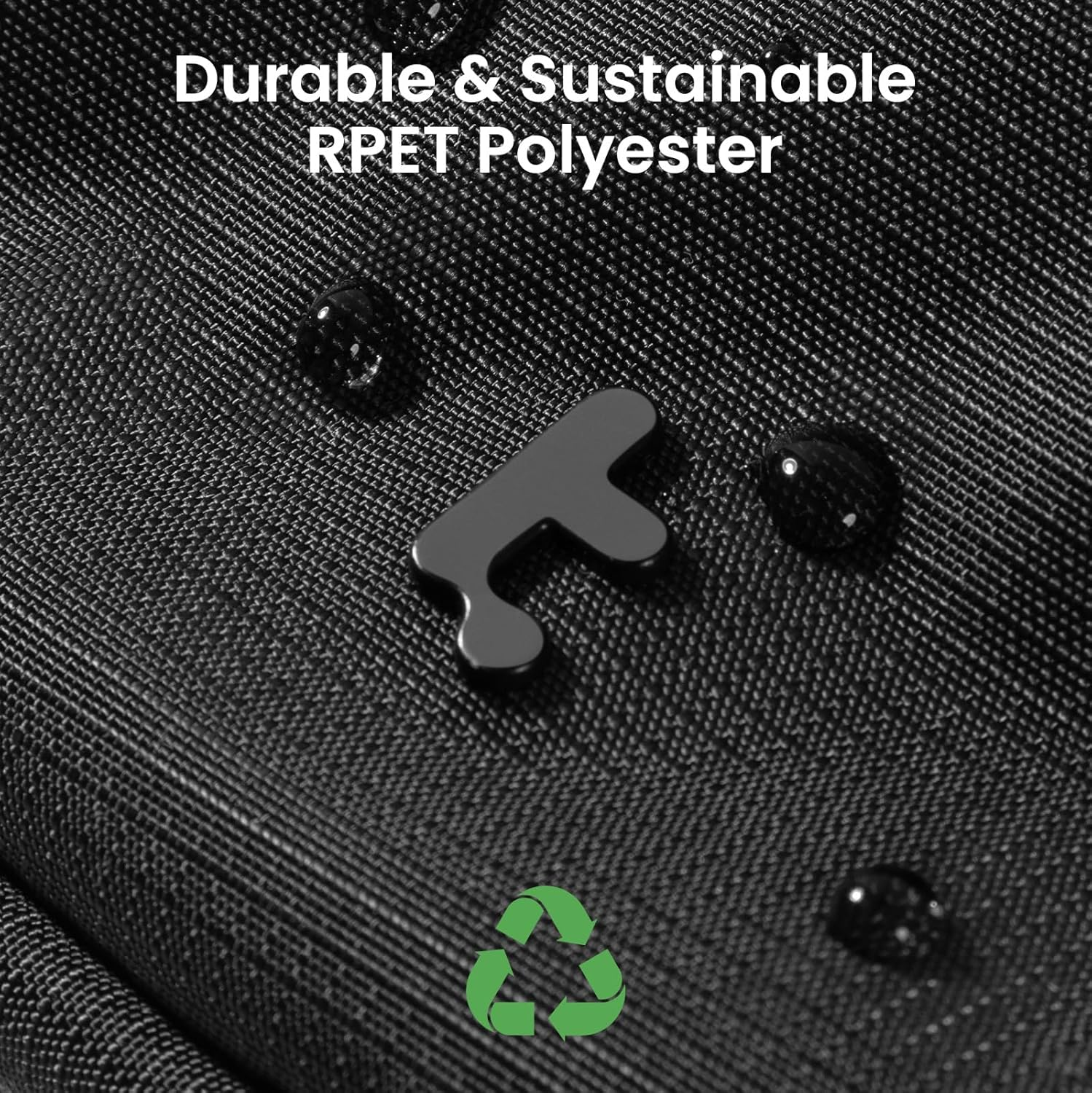 Tomtoc Anti-Theft Travel Crossbody Bag 1.3L &ndash; RFID Blocking Mini Sling with Lockable Zipper, Lightweight Passport Pouch for Cards & Tickets, Compact Bag for Vacation & Urban Travel - Beige image number 4