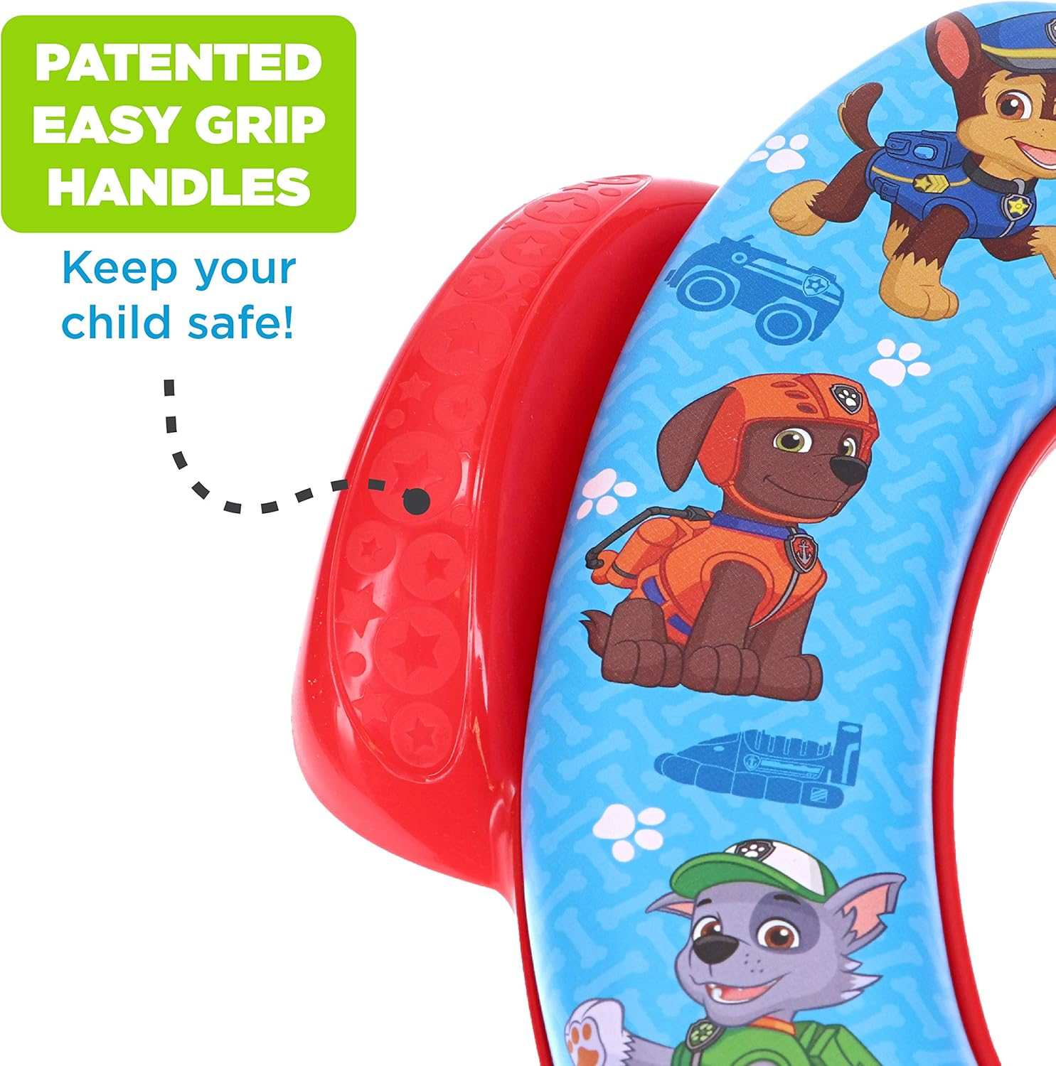 Nickelodeon PAW Patrol Rescue Pups Soft Potty Seat and Potty Training Seat - Soft Cushion, Baby Potty Training, Safe, Easy to Clean image number 6
