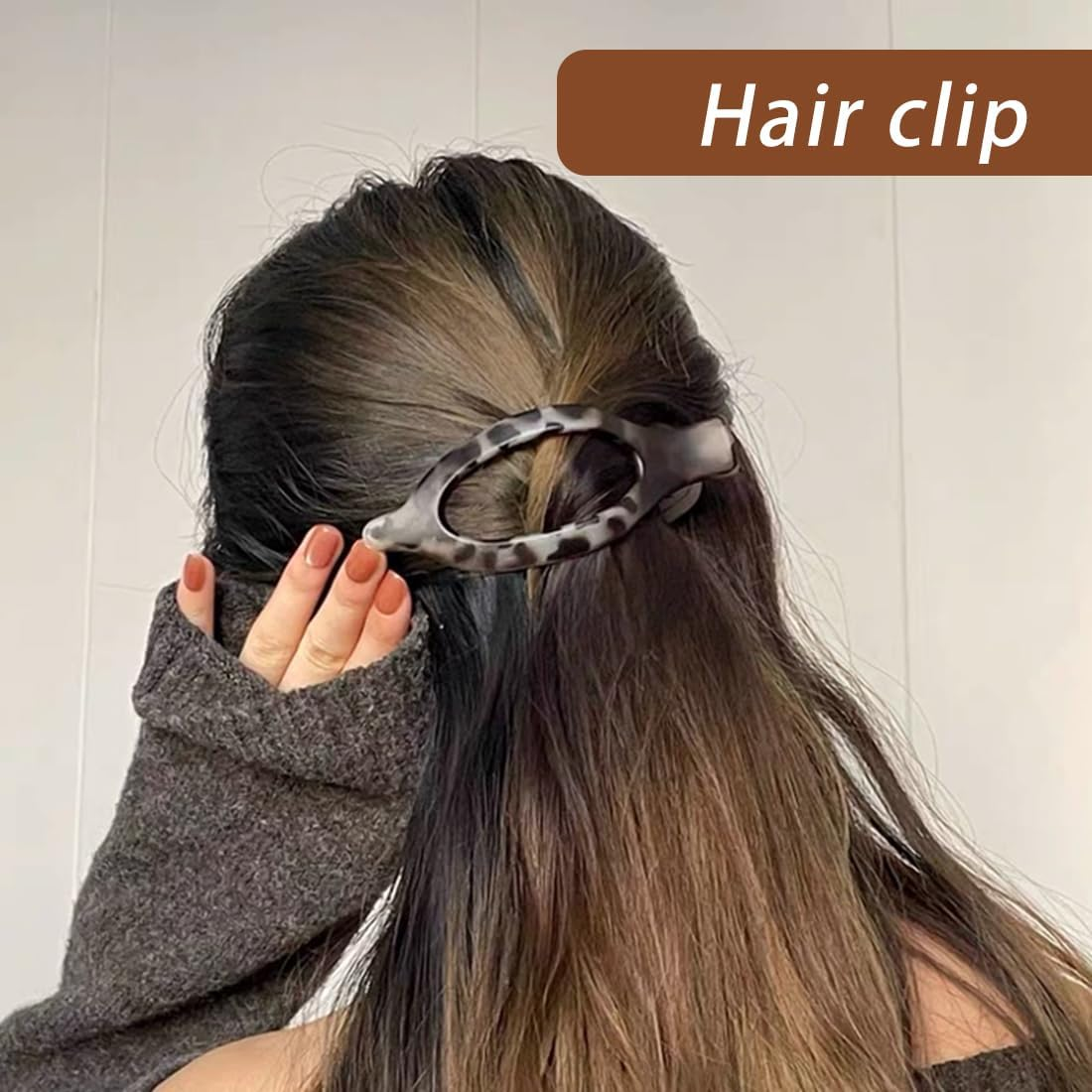 GGUFAY Women'S Thin Hair Clips, Large French Hair Clips, Hair Clip for Women, Pack of 4 image number 2