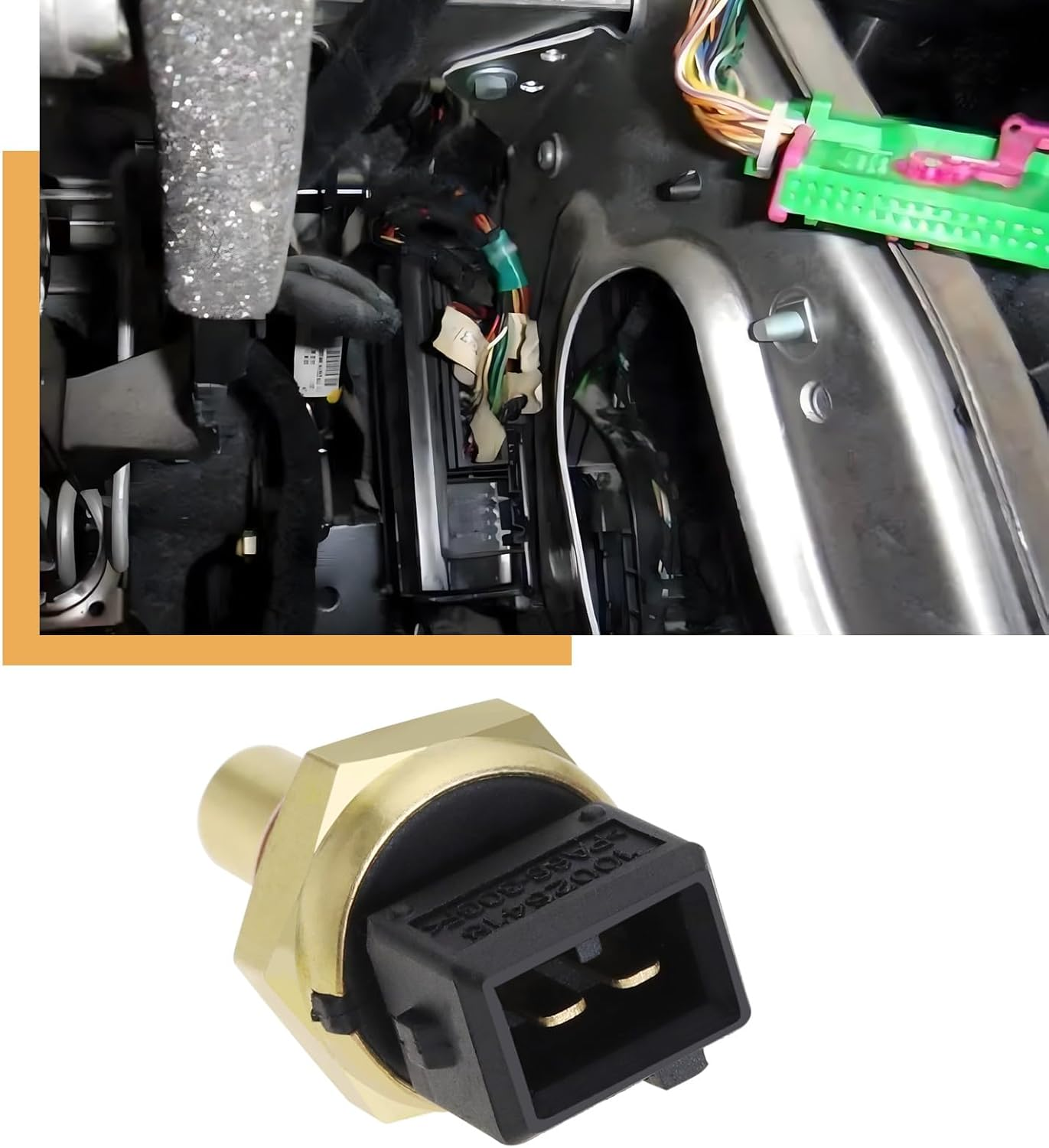 Engine Coolant Temperature Sensor Switch Compatible with 320I 325Ci 325I 325Xi 328I 330I 330Xi 335D 335Xi 525I 525Xi 528I 528Xi 530 image number 1