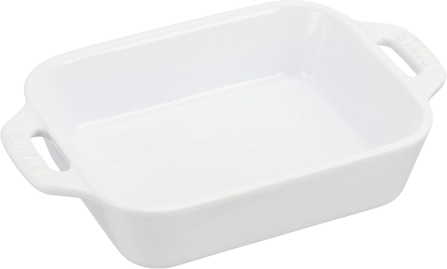 Staub Dish 40508-589 Rectangular Dish, White, 7.9 X 6.3 Inches (20 X 16 Cm), Ceramic Au Gratin Dish, Oven Safe image number 4