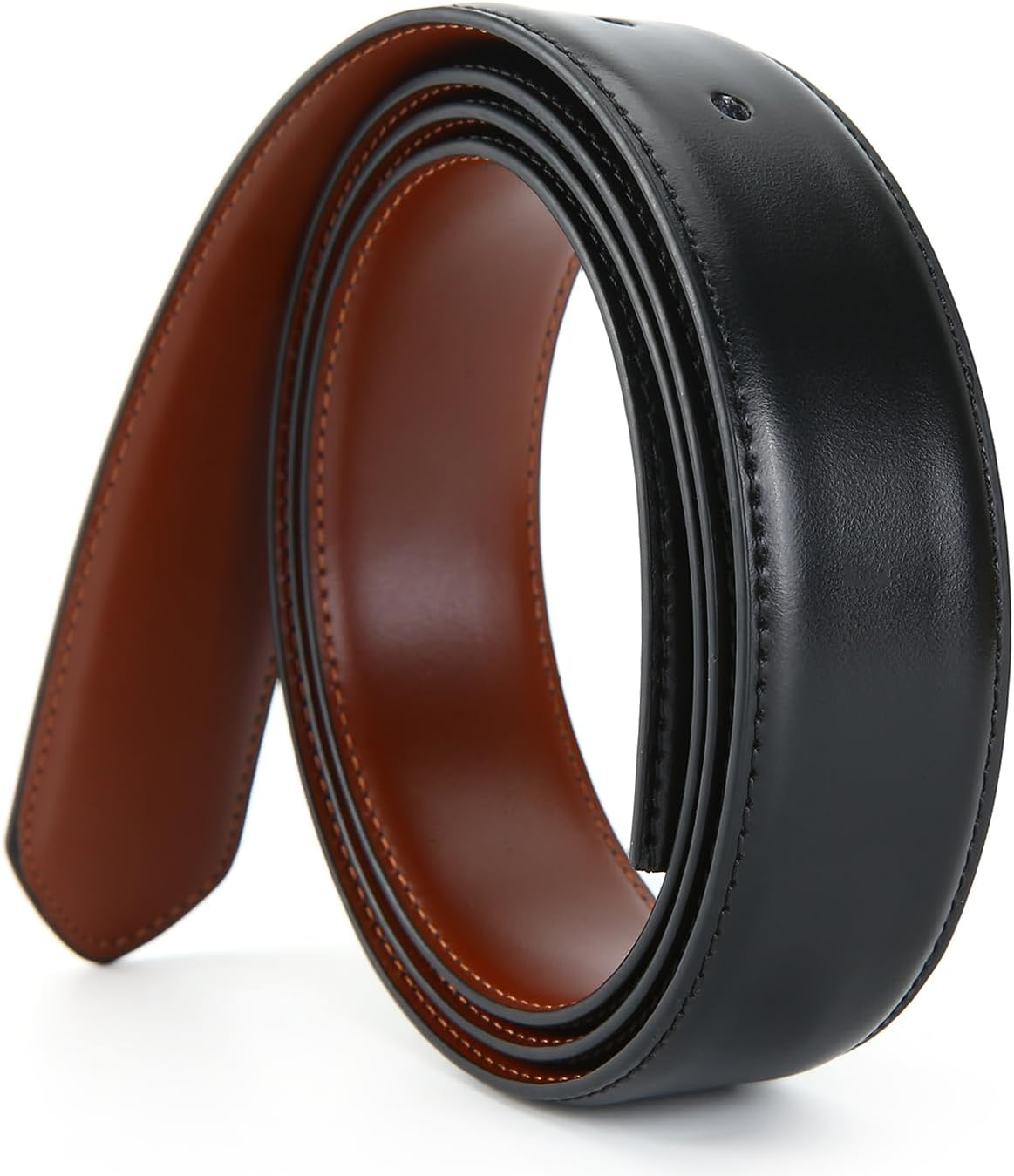 Nelbons Men'S Pin Buckle Belt Strap without Buckle, Strap Only 2.8/3.0/3.2/3.5/ (4Size) Wide,Replacement Belt