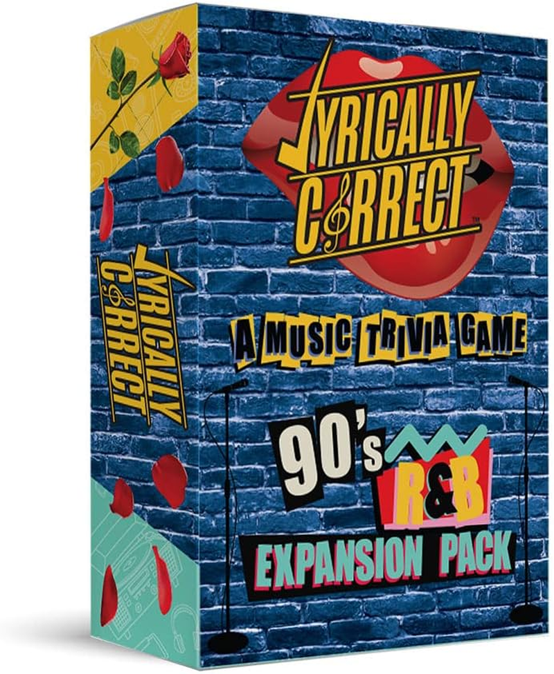 Lyrically Correct 90'S Expansion Pack Music Trivia Card Game| Multi-Generational Family Gatherings, Adult Game Night and Fun Trivia