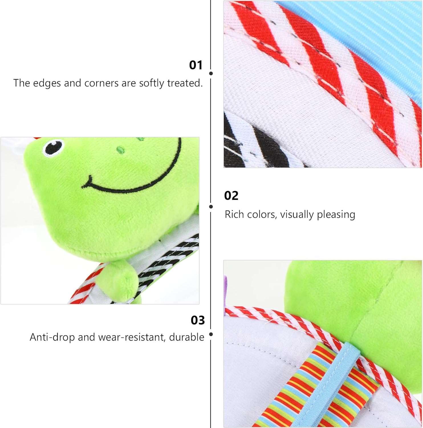 Vaguelly Safety Mirror Carseat Stroller Childrens Toys Hanging Rattles Mirror Rear Facing Toy for for Infants S Plastic Back Distorting image number 3