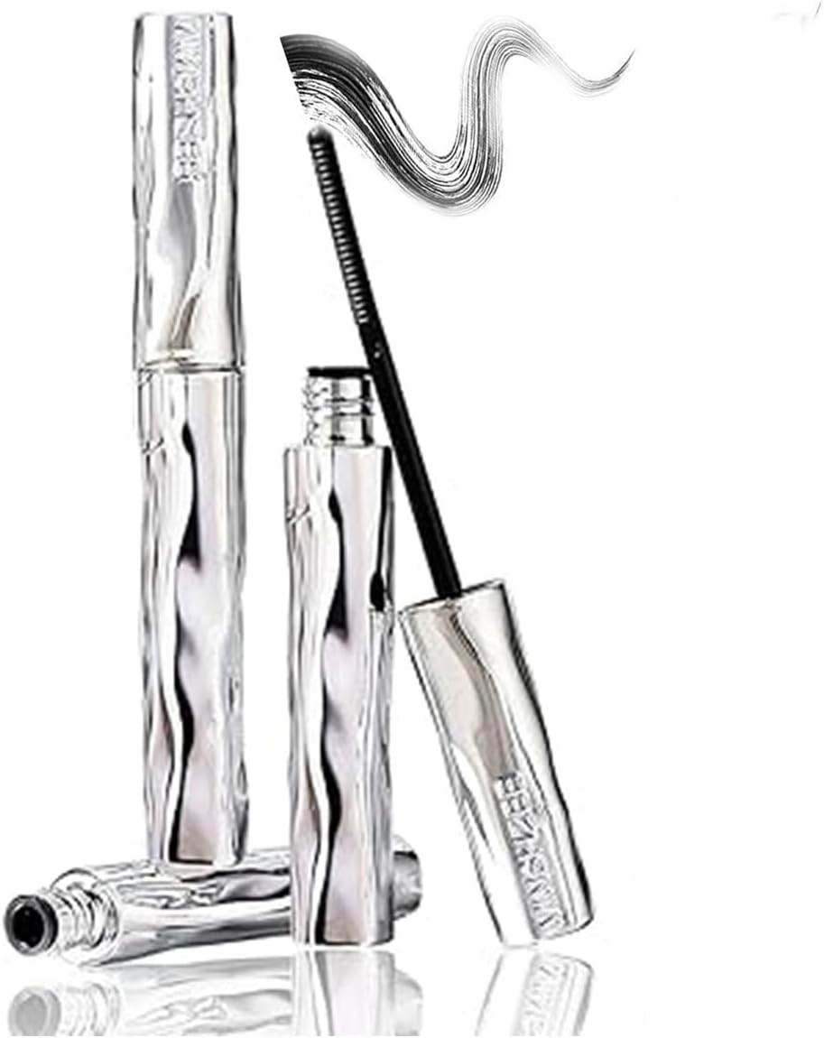 Laidanyou Mascara, Laidanyou Small Steel Mascara, 3D Curling Eyelash Iron Mascara, Enlarge Your Eyes Small Steel Tube Mascara, Waterproof & Sweatproof Lengthening & Curling Mascara (1) image number 6