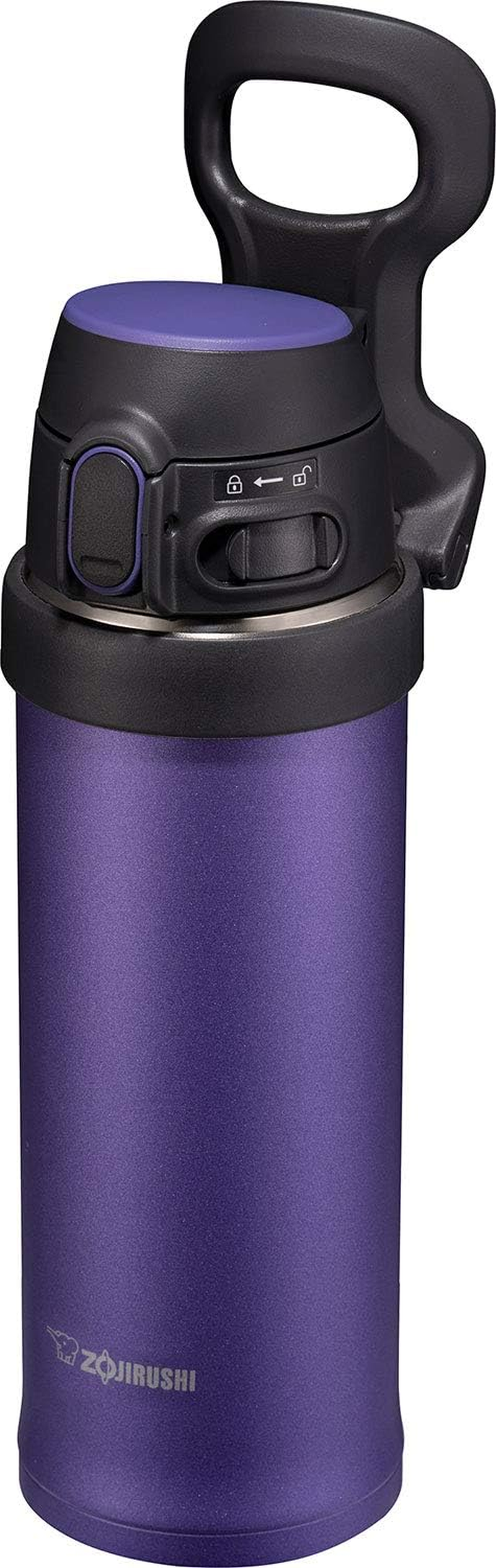 Zojirushi SM-QHE48GK, Flip-And-Go Stainless Mug, 16-Ounce, Teal
