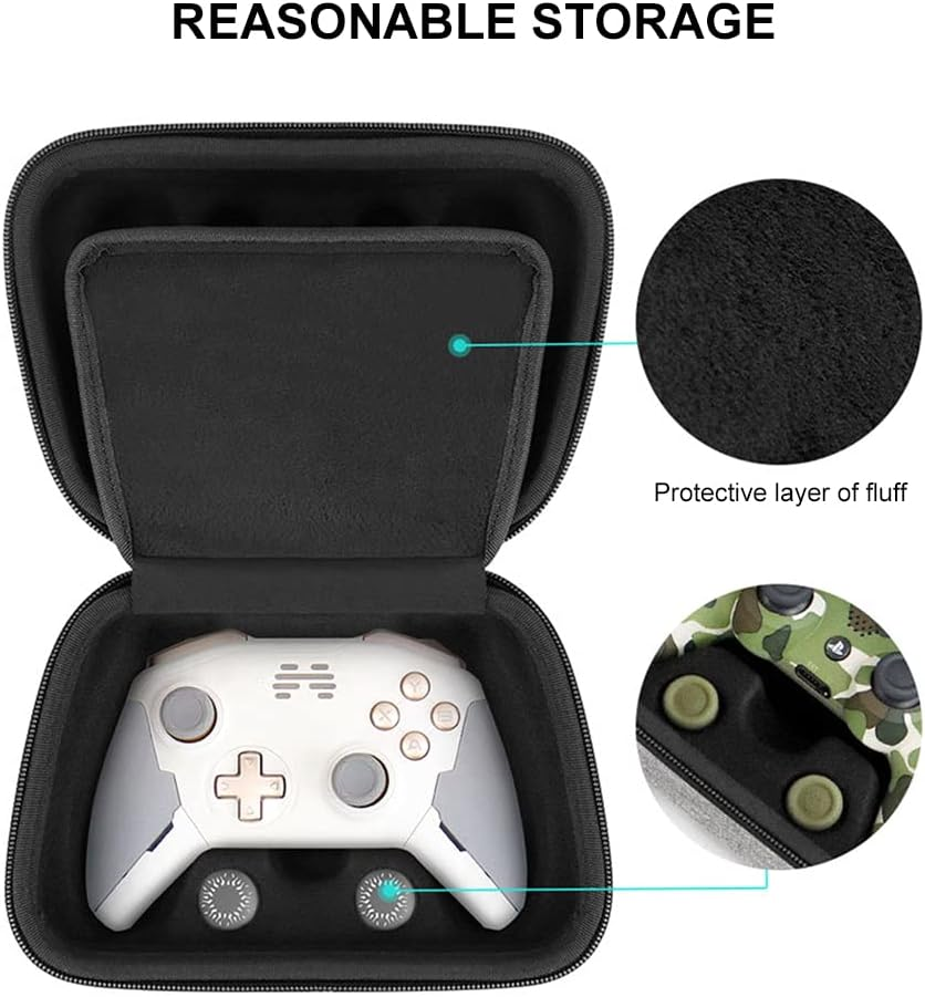 Case for PS5 Controller, Xbox Series X/S, Carrying Case Game Controller Holder Heavy Duty Protective Cover Hard Shell for Sony-Grey image number 3