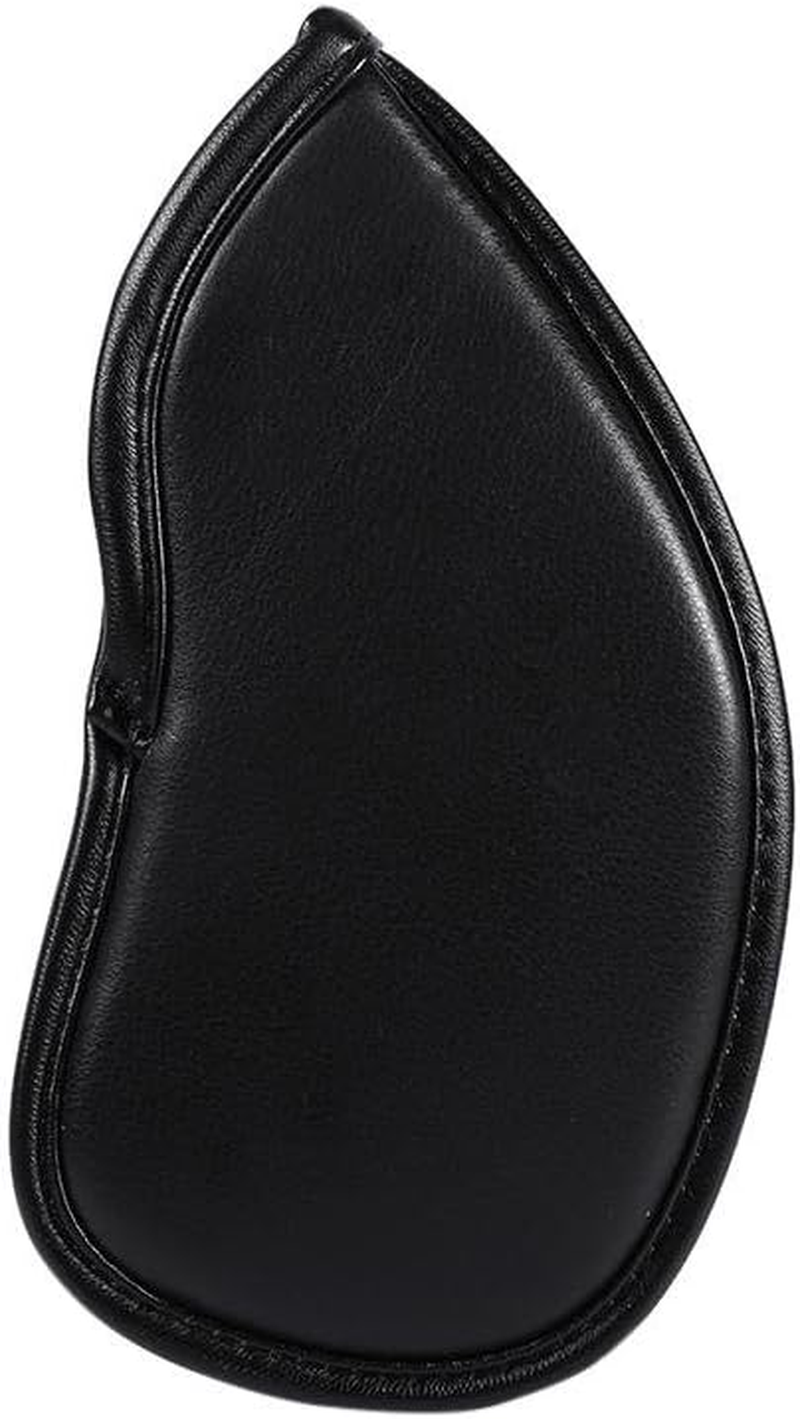 12Pcs Golf Club Head Cover, Leather with Sponge Lining Protective Headcover Golf Club Iron Head Covers Set image number 6