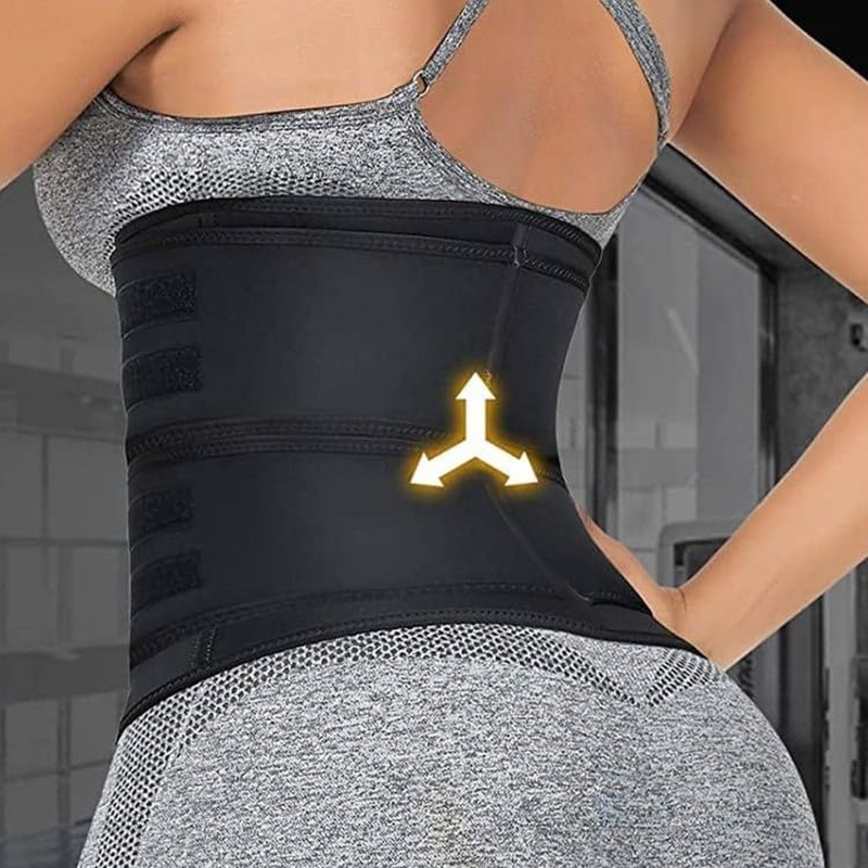 Women'S Waist Trainer Tummy Control Workout Corset Cincher Trimmer Shaper Belt image number 2