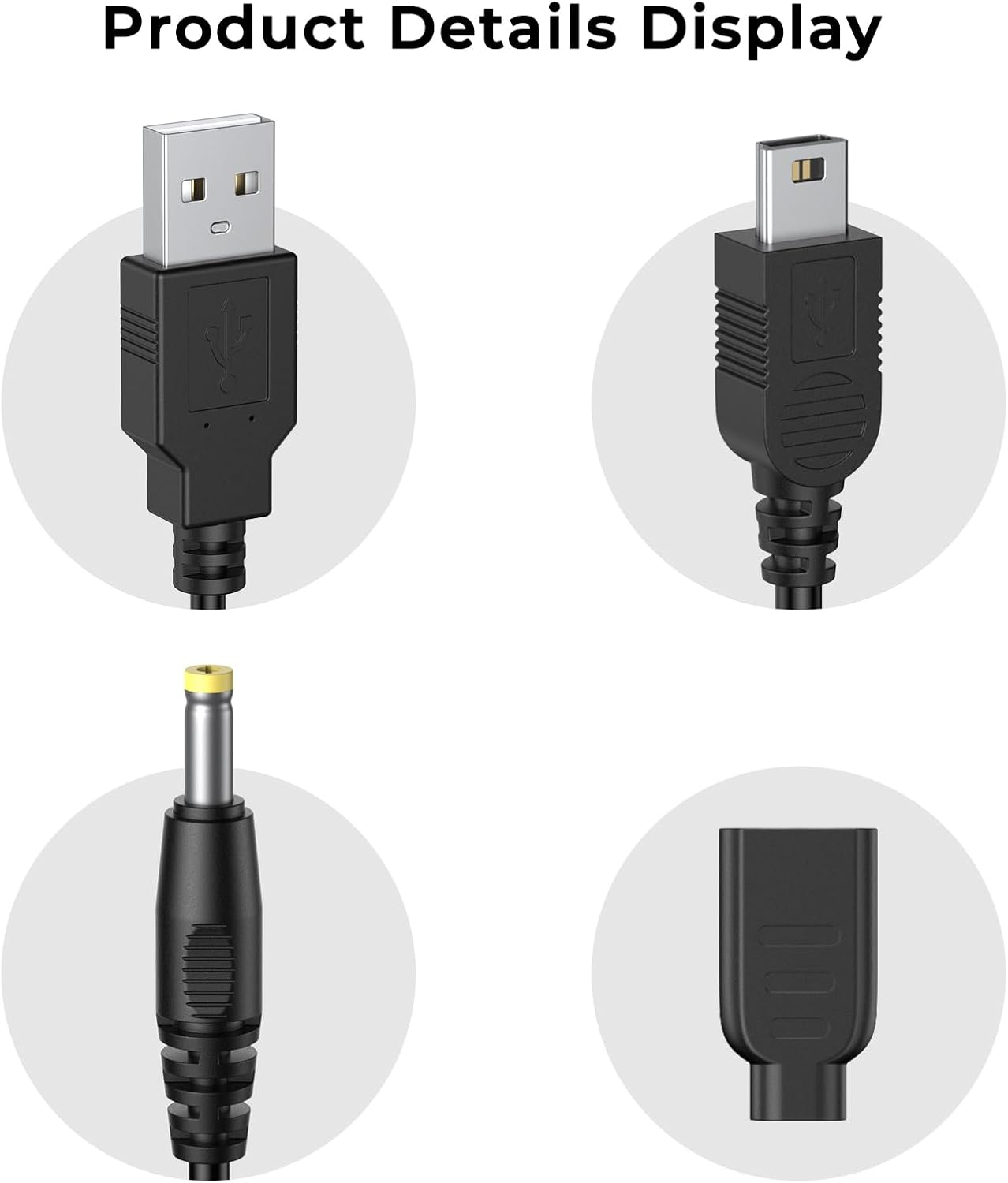 120CM USB PSP Charger Cable for PSP 1000/2000/3000/PS3 Charging Cable, 3.9Ft 2 in 1 USB Data Charger Cord Lead image number 4