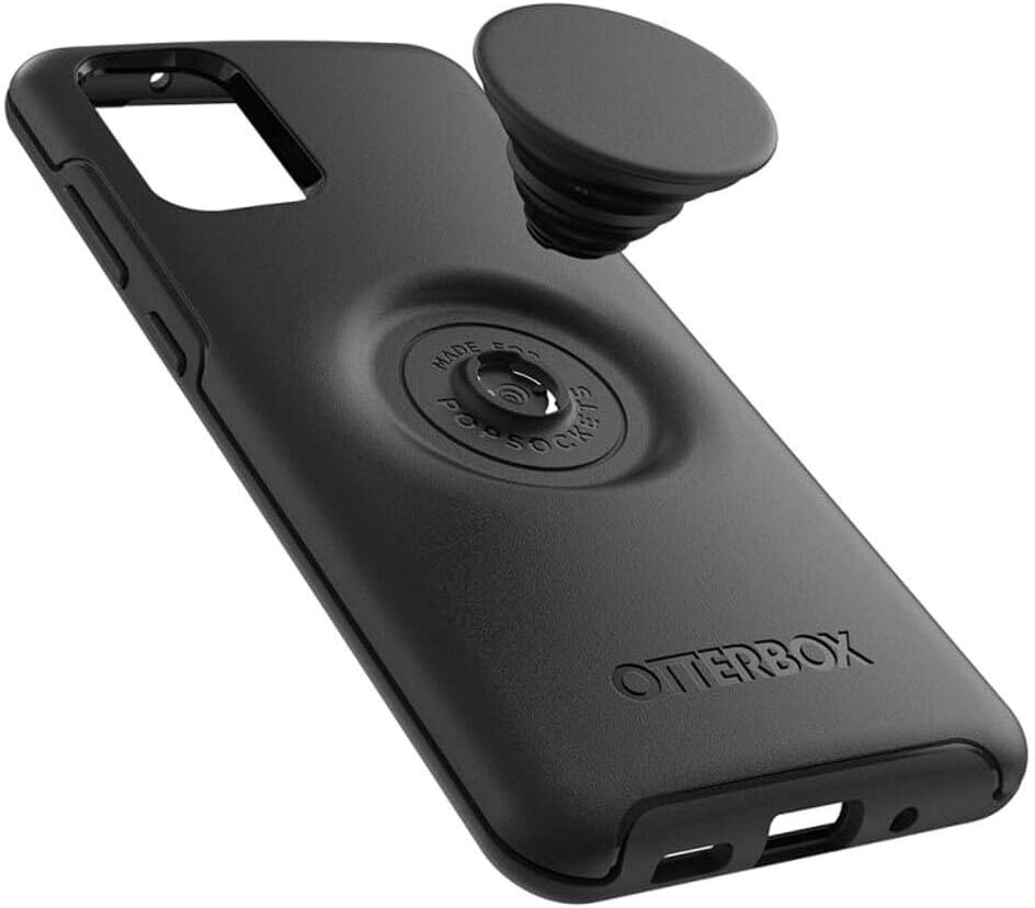 Otterbox Otter + Pop Symmetry Series Shockproof and Drop Proof Mobile Phone Protective Case for Samsung Galaxy S20+, Black image number 4