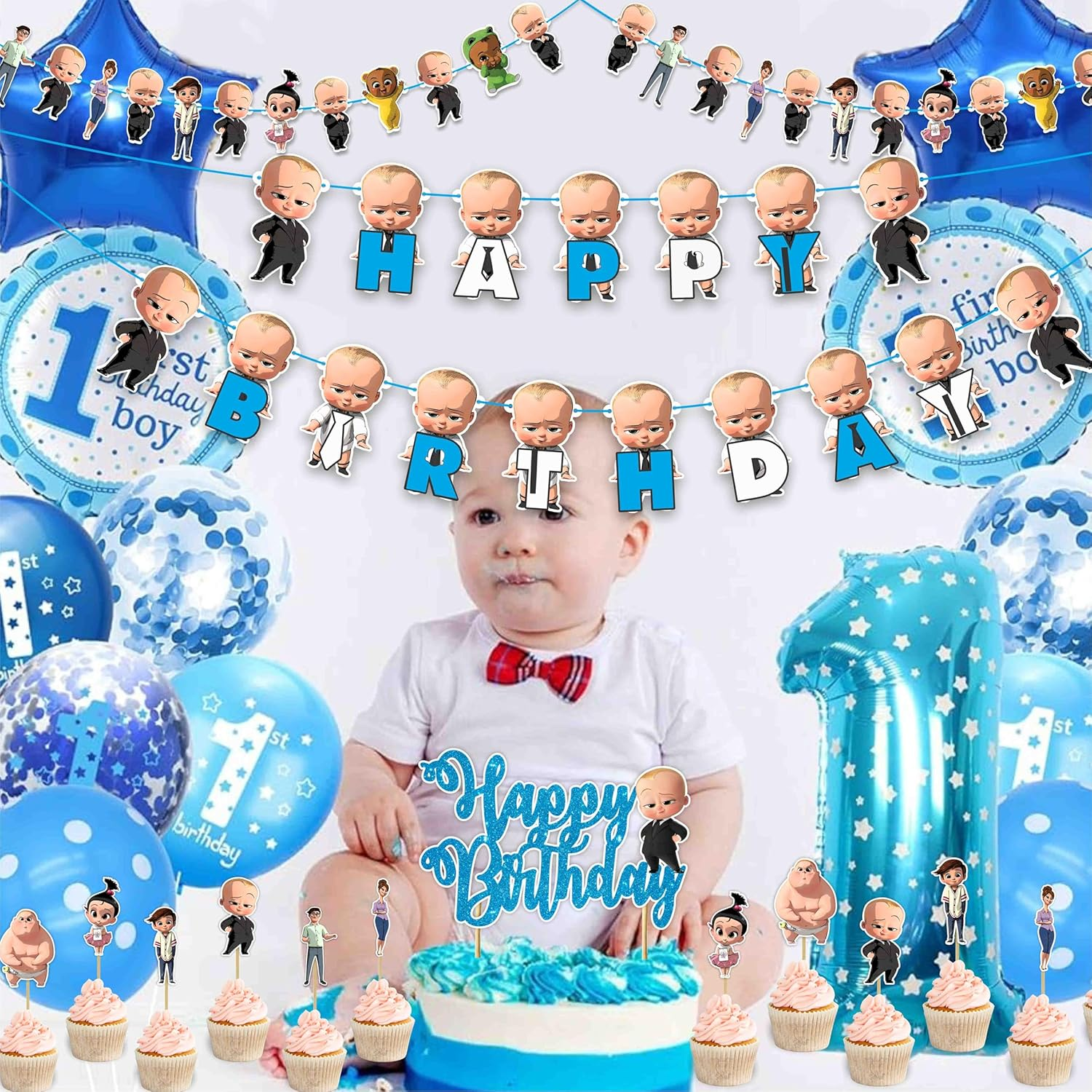 Bby Boss Fun Themed Birthday Party Supplies for Kids | Decorations, for Fuuny Things & More for an Unforgettable Celebration image number 5