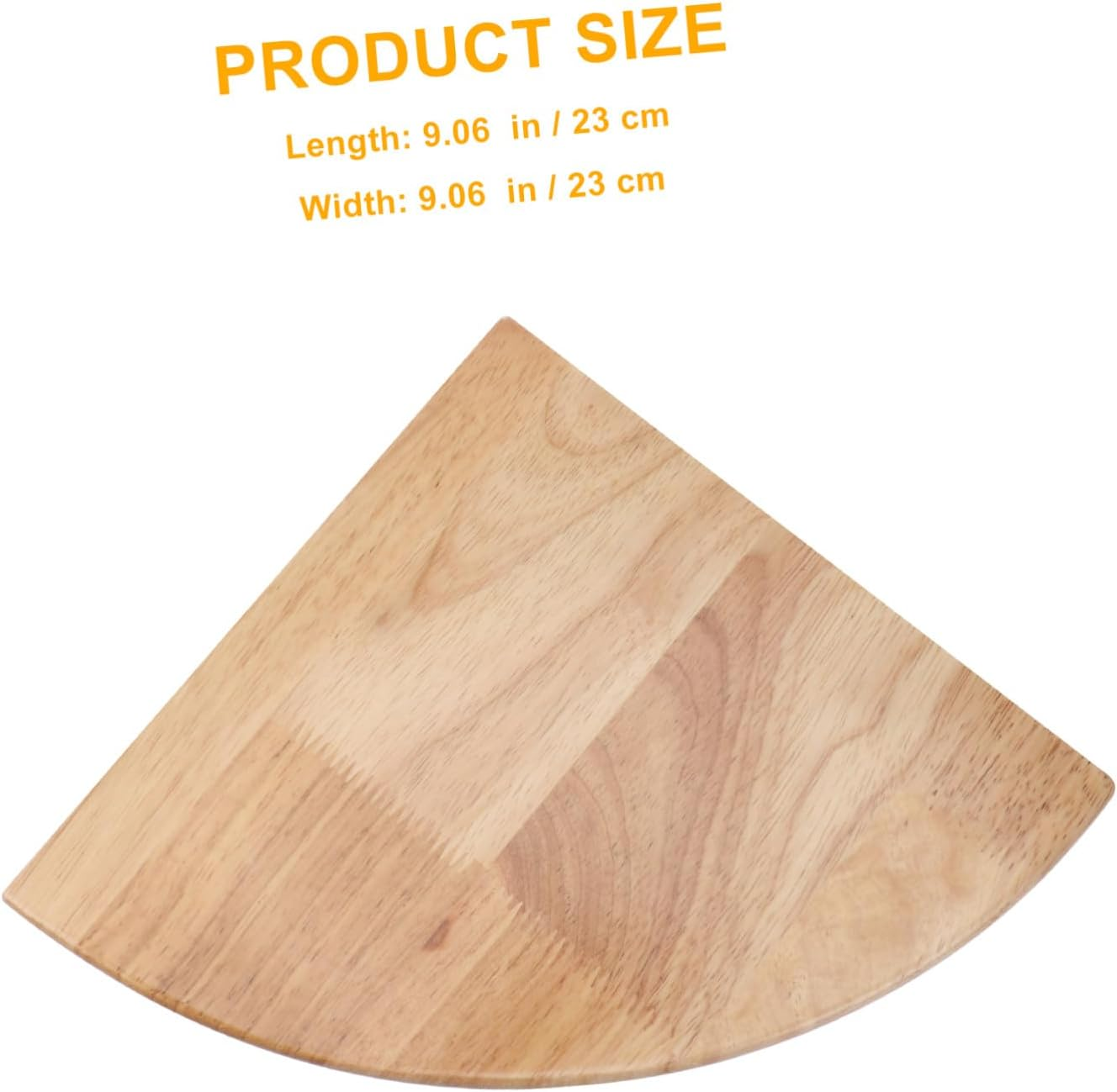 TEHAUX Fan Shaped Wall Shelf Corner Rack Floating Storage for Kitchen Bedroom Living Home Decor image number 6