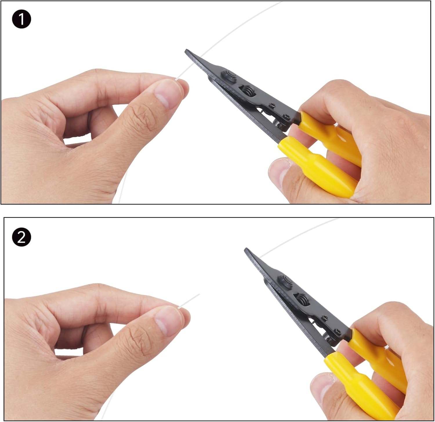 Xunsomten-2Pc CFS-3 Optical Fiber Stripper Upgraded Three-Hole Tail Pliers Used to Strip the Coating on 125&Mu;m/250&Mu;m Optical Fibers