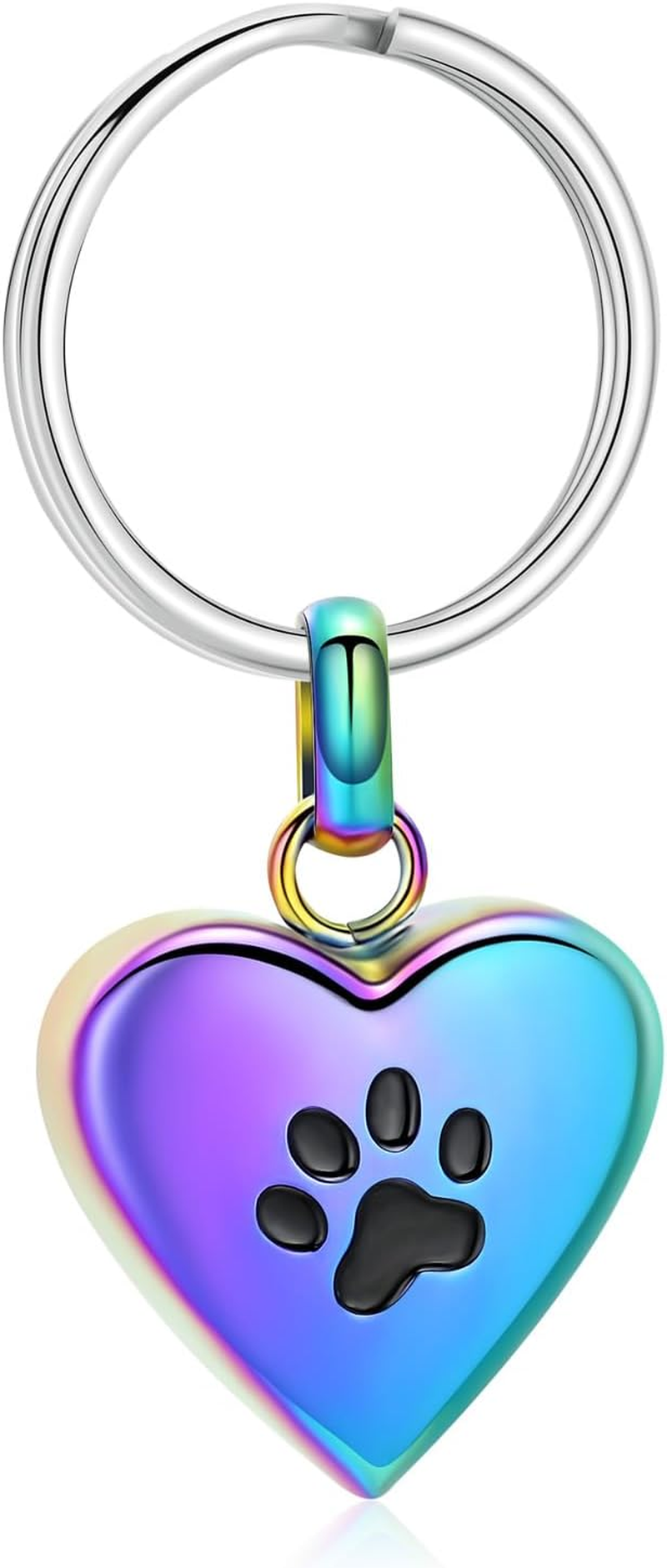 VCCWYQK Cremation Urn Keychain for Pet Ashes, Cremation Jewelry for Human Ashes Dog Cat Cremation Keepsake Memorial Urn Keychain Ash Holder for Pet