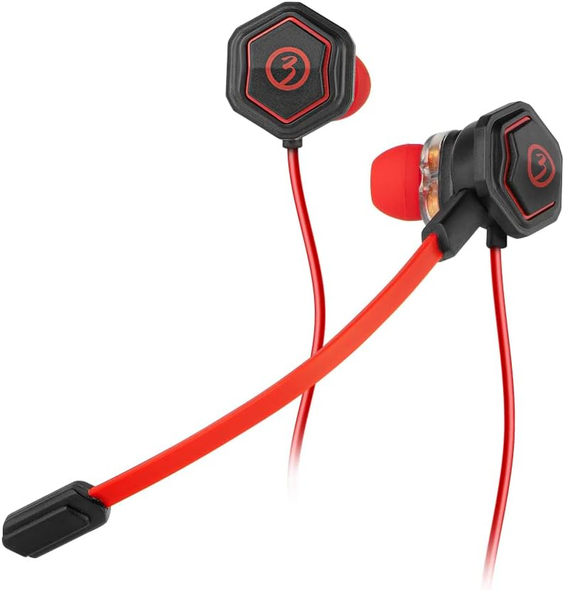 Ozone In-Ear Gaming Heat X30 Headphones -OZHEATX30 - Stereo Sound Headphones, Built-In Microphone, Remote Control, Hands-Free Calls, Detachable Gaming Microphone, Black image number 2