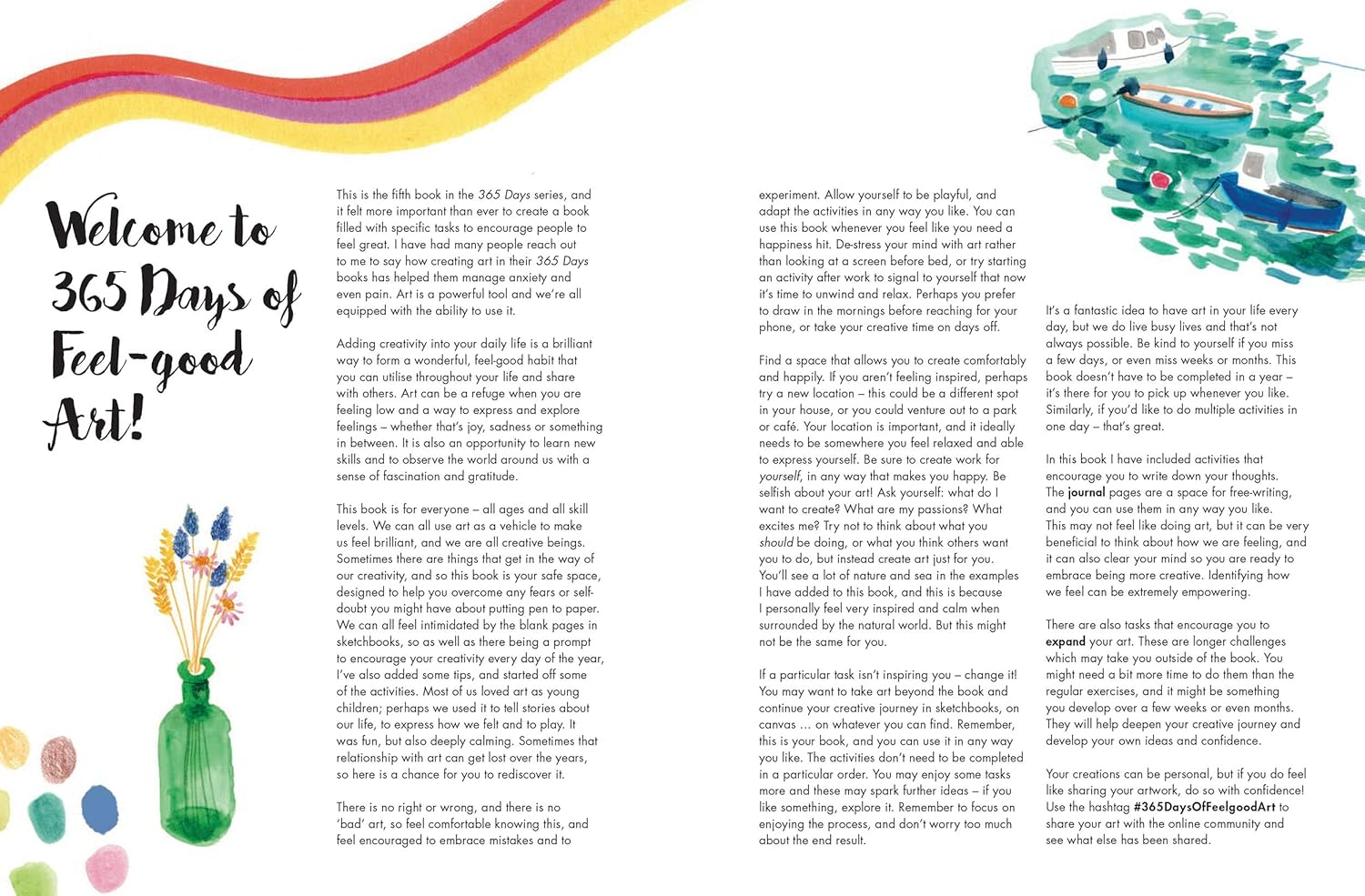 365 Days of Feel-Good Art: for Self-Care and Joy, Every Day of the Year image number 5