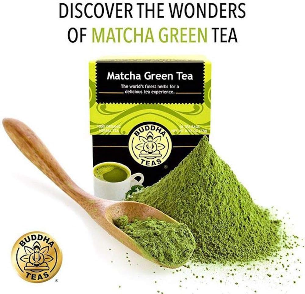 Buddha Teas Organic Matcha Green Tea 18 Teabags image number 3