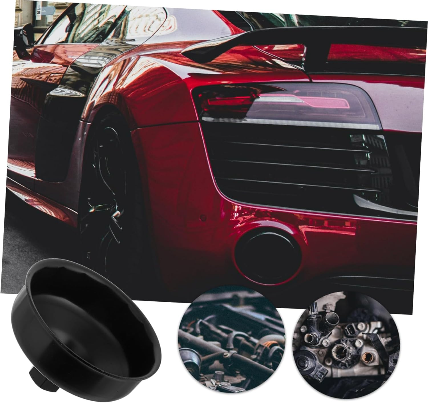 PAMINGONO Heavy-Duty Oil Filter Wrench Tool Black Locking Mechanism for Secure Removal for Motorcycle and Automotive Maintenance image number 2