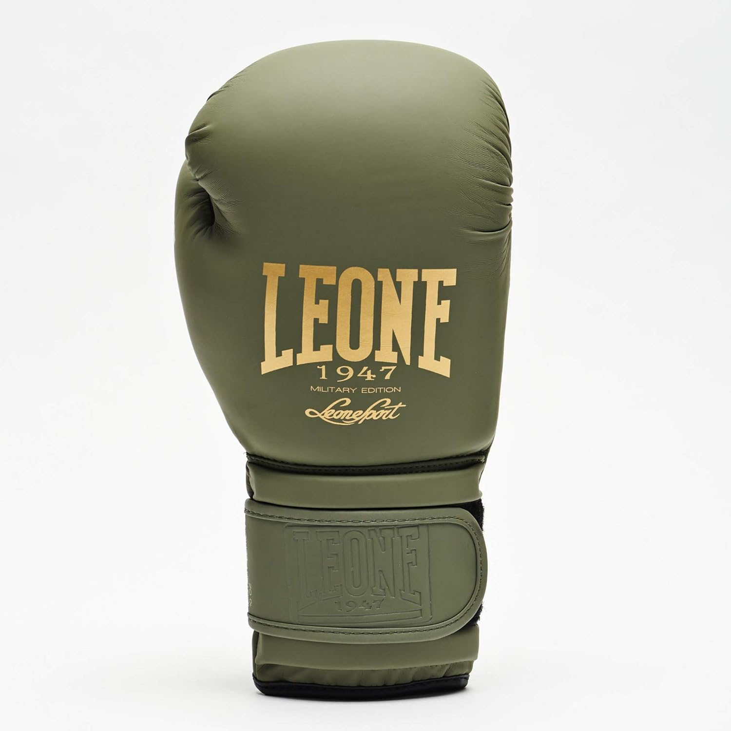 Leone 1947 Boxing Gloves Military Edition Leather MMA UFC Muay Thai Kick Boxing K1 Karate Training Sparring Punching Gloves image number 5