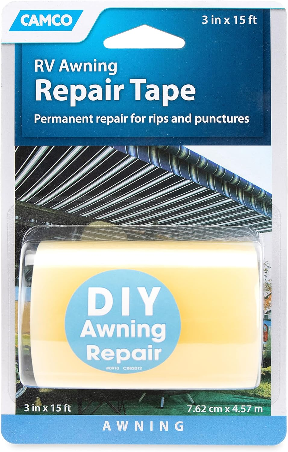Camco 42613 3" X 15' Awning Repair Tape