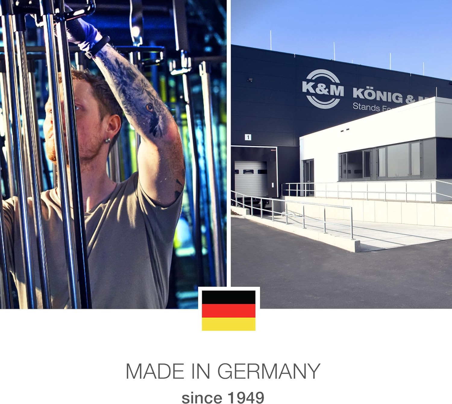 K&M 15550 Display Stand for Violin, Ukulele, Viola - Wood Effect - Triple Strut - Holding Bracket with Rubber Coating image number 3