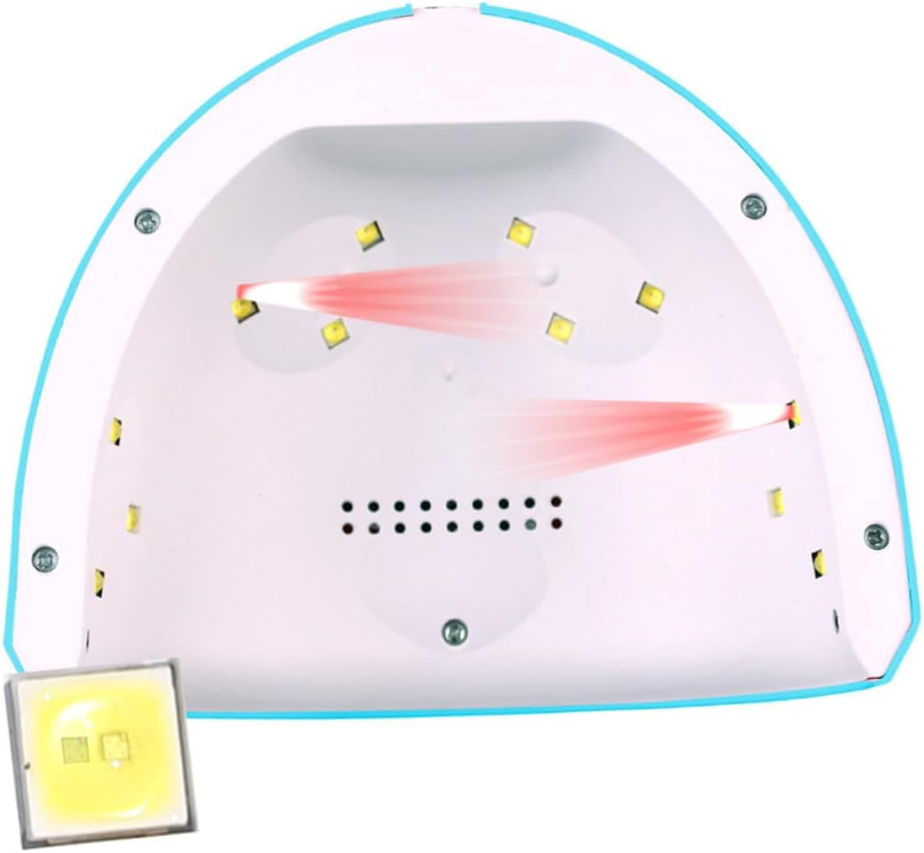 VICASKY 36W Nail Dryer Lamp for Gel Polish Curing Smart Sensor Manicure Tool White Color for Home or Salon Use image number 6