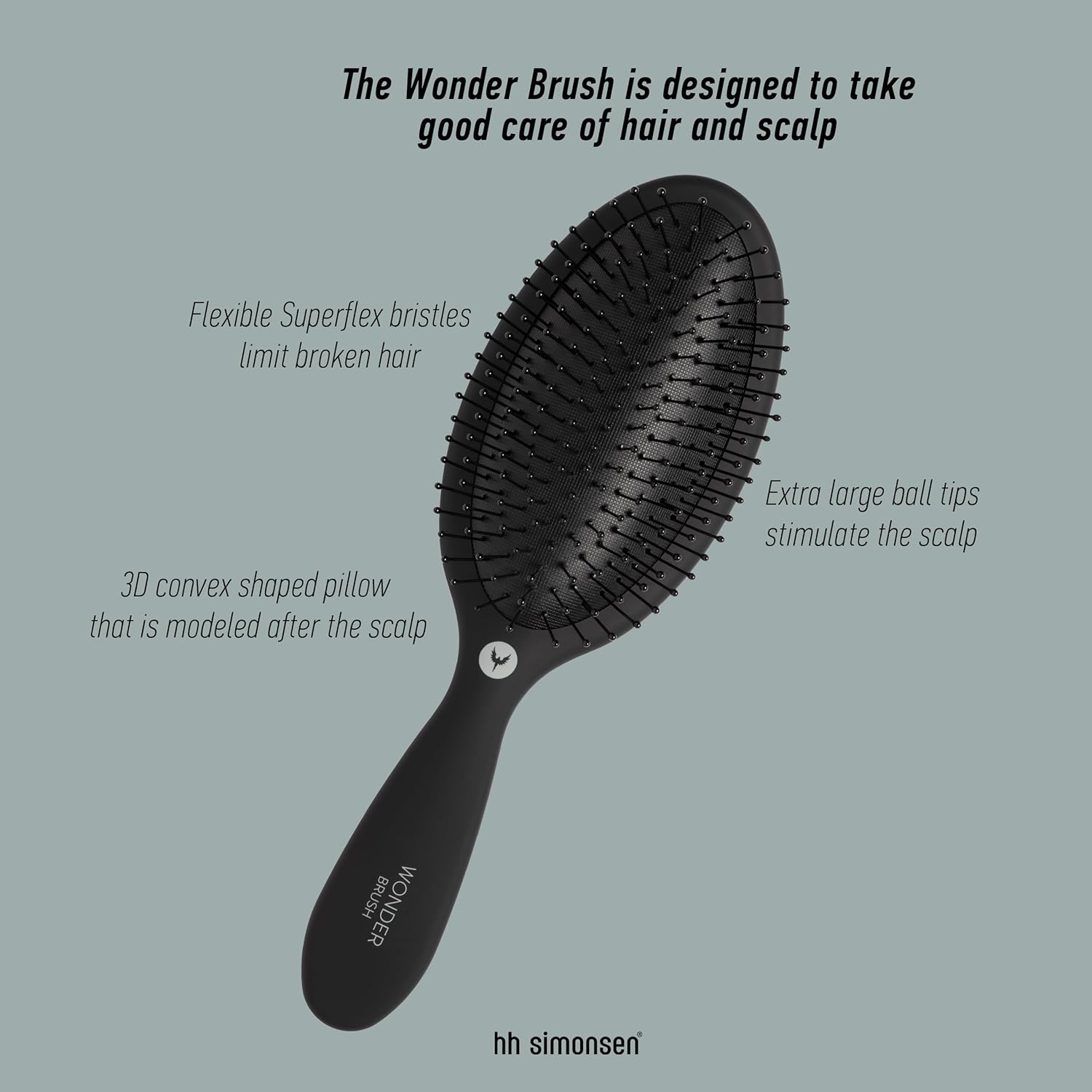 Hh Simonsen Wonder Brush - Black 70044 image number 4