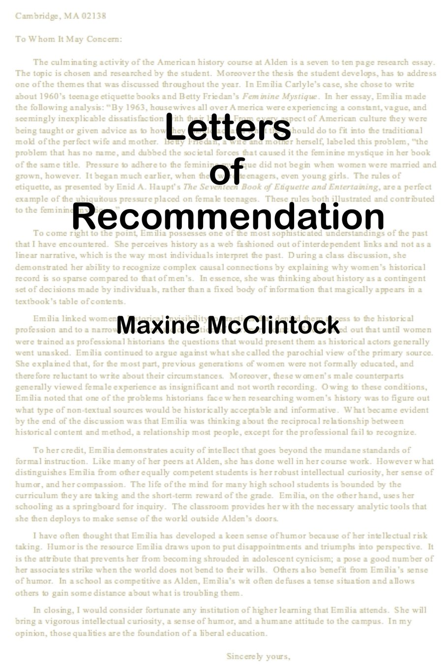 Letters of Recommendation image number 1