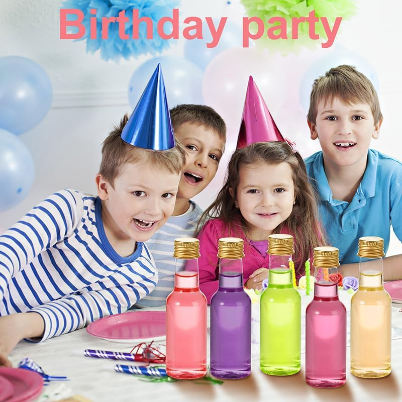 Small Liquor Bottles, Shooter Bottles, 65 Pcs Mini Liquor, 1.7Oz Each for Party Favors and Weddings image number 3