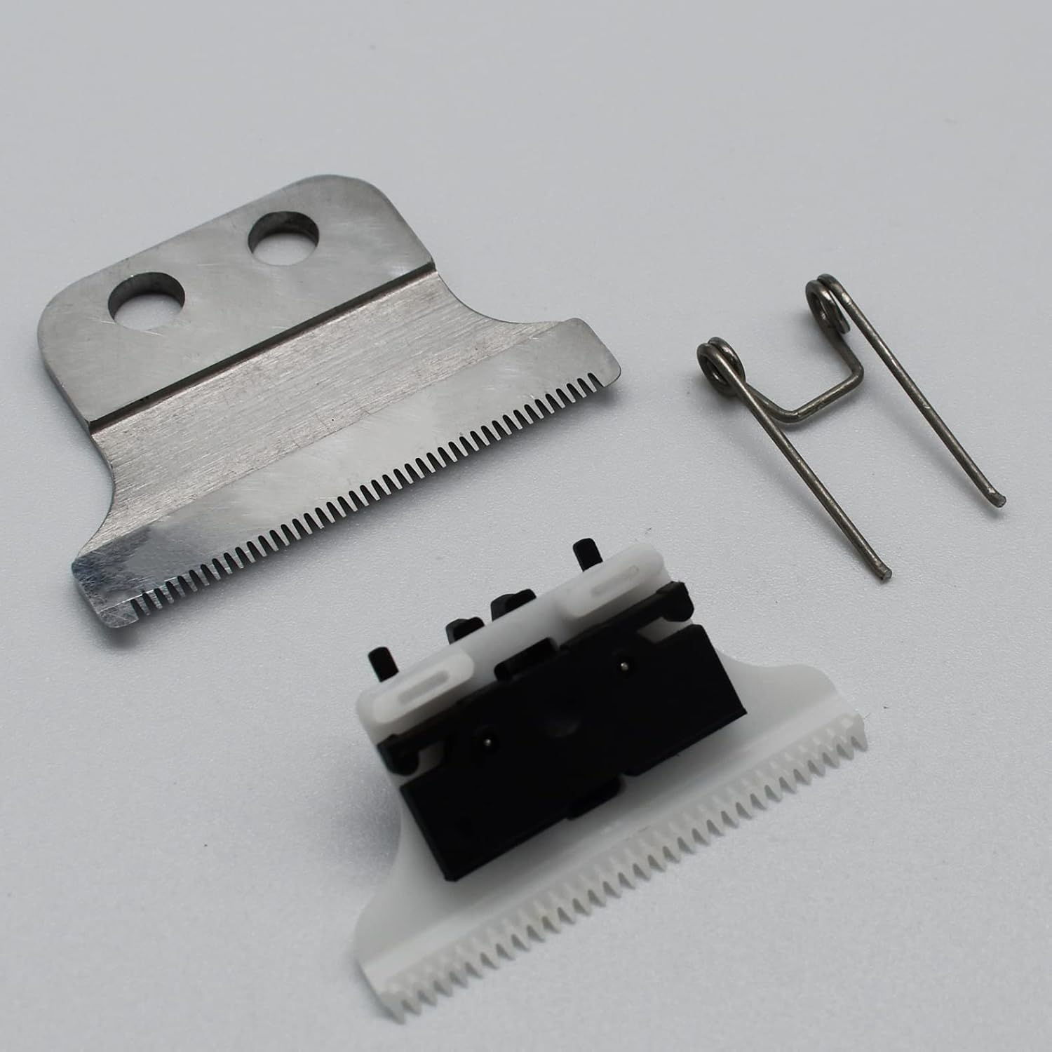 ZEROKIWI Professional Adjustable 2-Hole Double T Wide Replacement Blade Set #2215 for Wahl Detailer Corded/Cordless Hair Trimmer (Silver), 1.0 Count