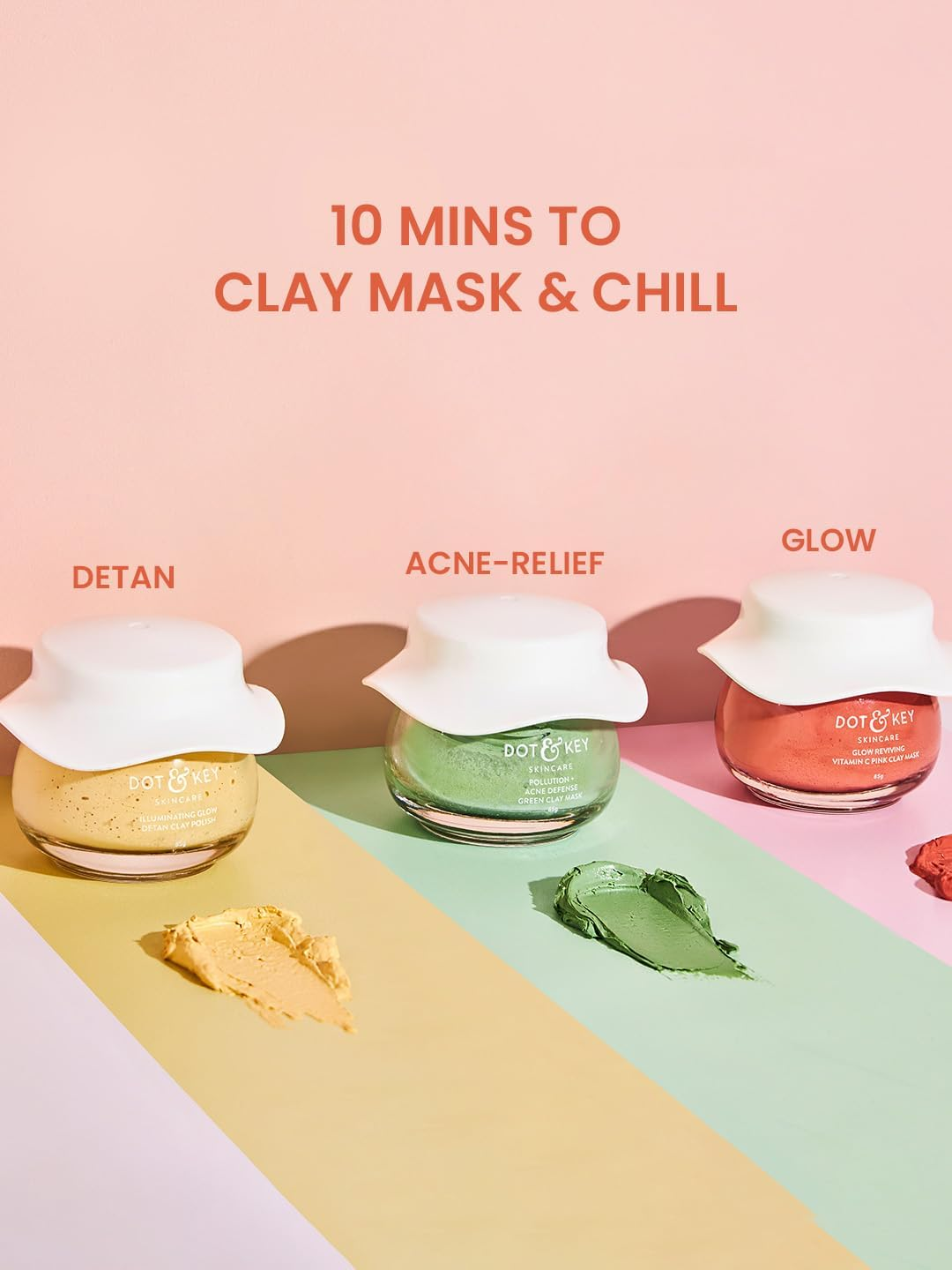 Dot & Key Glow Reviving Vitamin C Pink Clay Mask, 85Gm image number 3