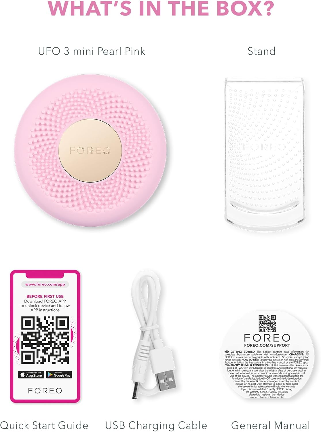 FOREO UFO Mini 2 Red Light Therapy for Face - Deep Facial Hydration - anti Aging - Face Moisturizer - Dark Spot Remover - Full LED Spectrum image number 1