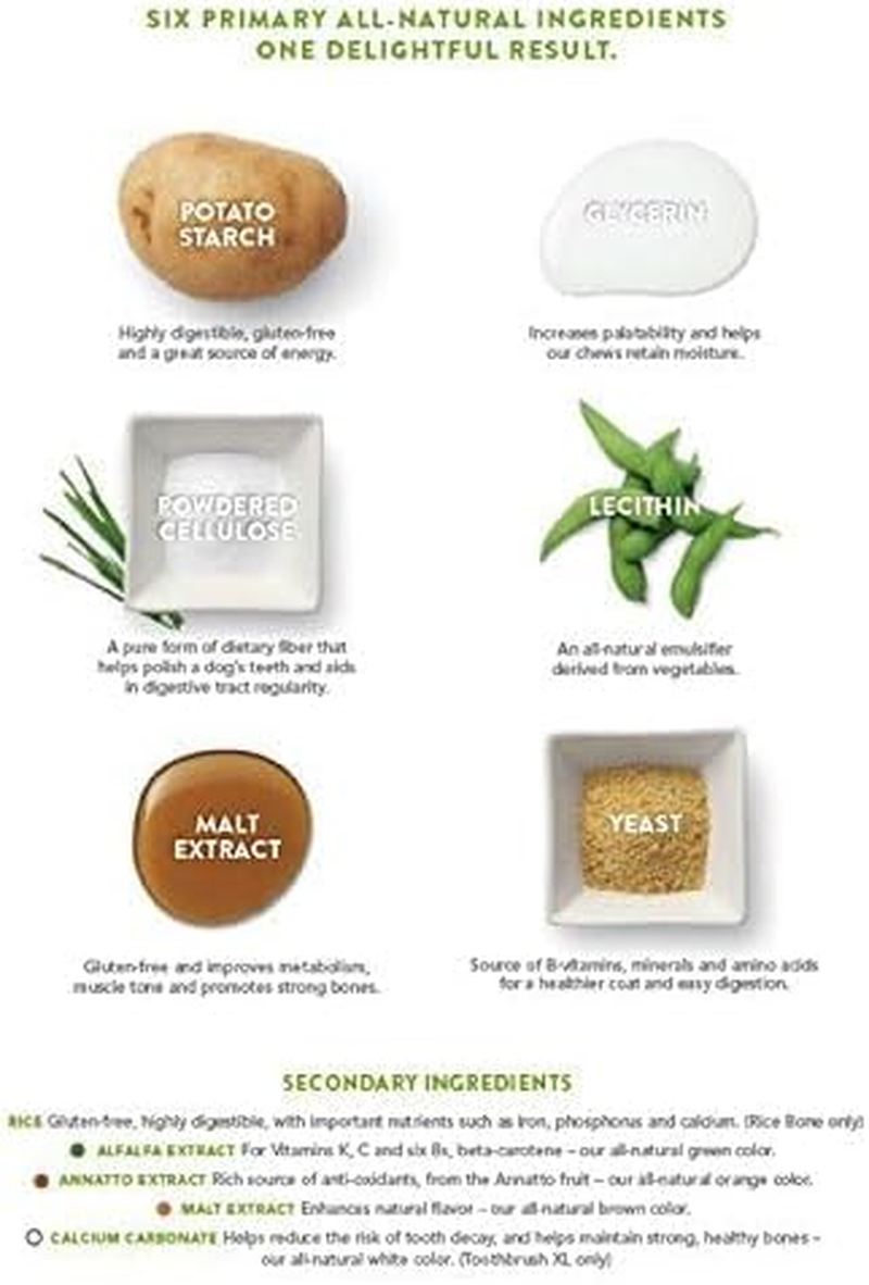 Whimzees Toothbrush Star Dental Treat Box of 350, 350 Count X-Small image number 1