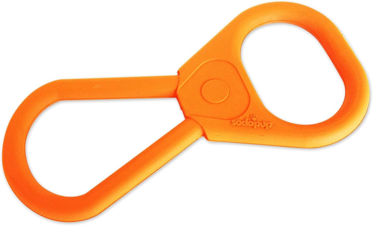 Sodapup Can Opener Pop Top Rubber Tug Toy for Interactive Play (Orange Squeeze) image number 5