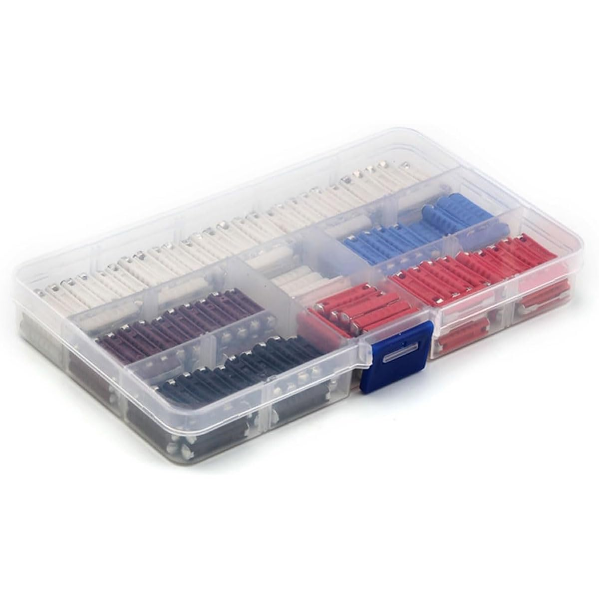 AIMALL 200-Piece Auto Torpedo Fuse Set, Boxed Eastern European Fuse Combination, 25Mm Length image number 1